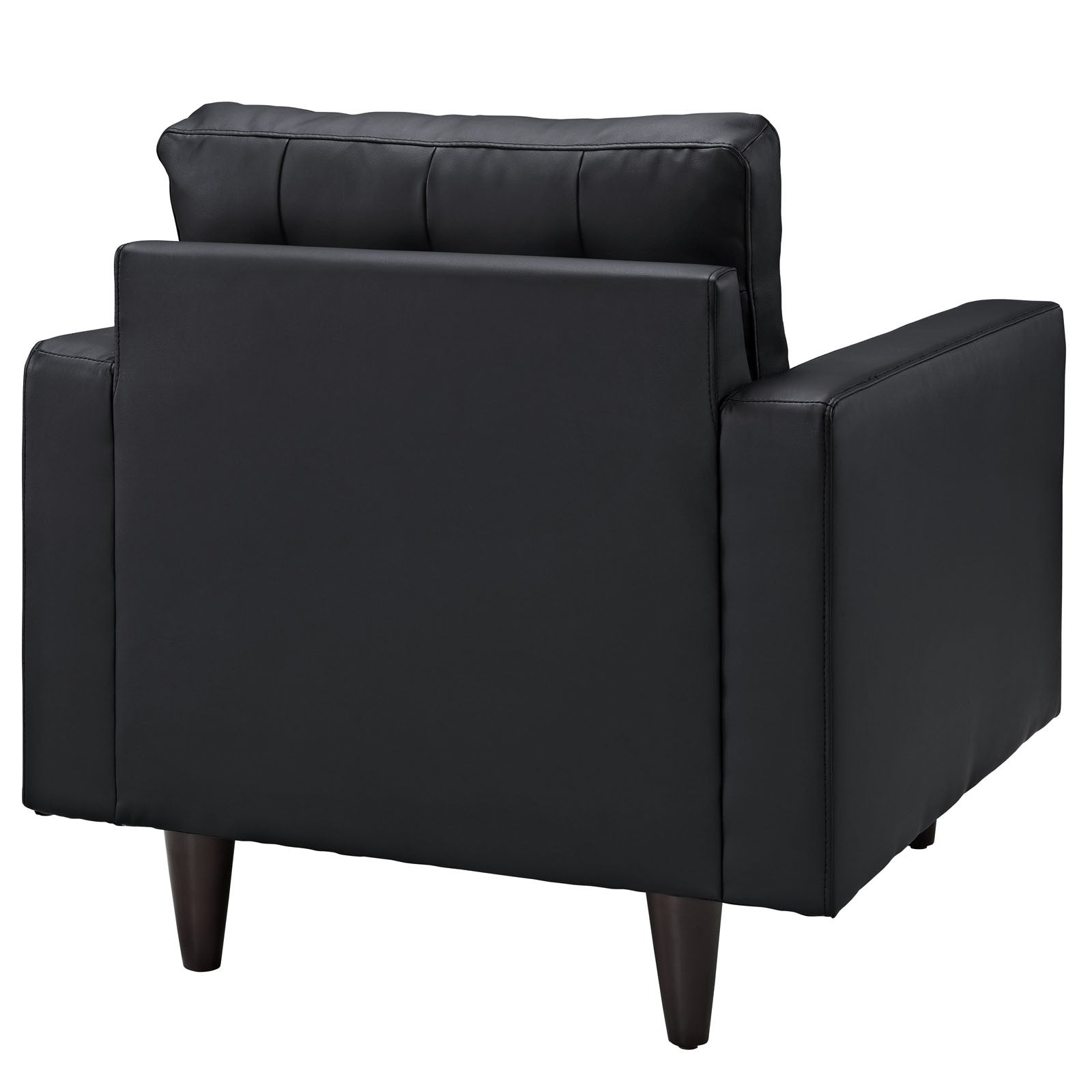 Era Leather Armchair Black