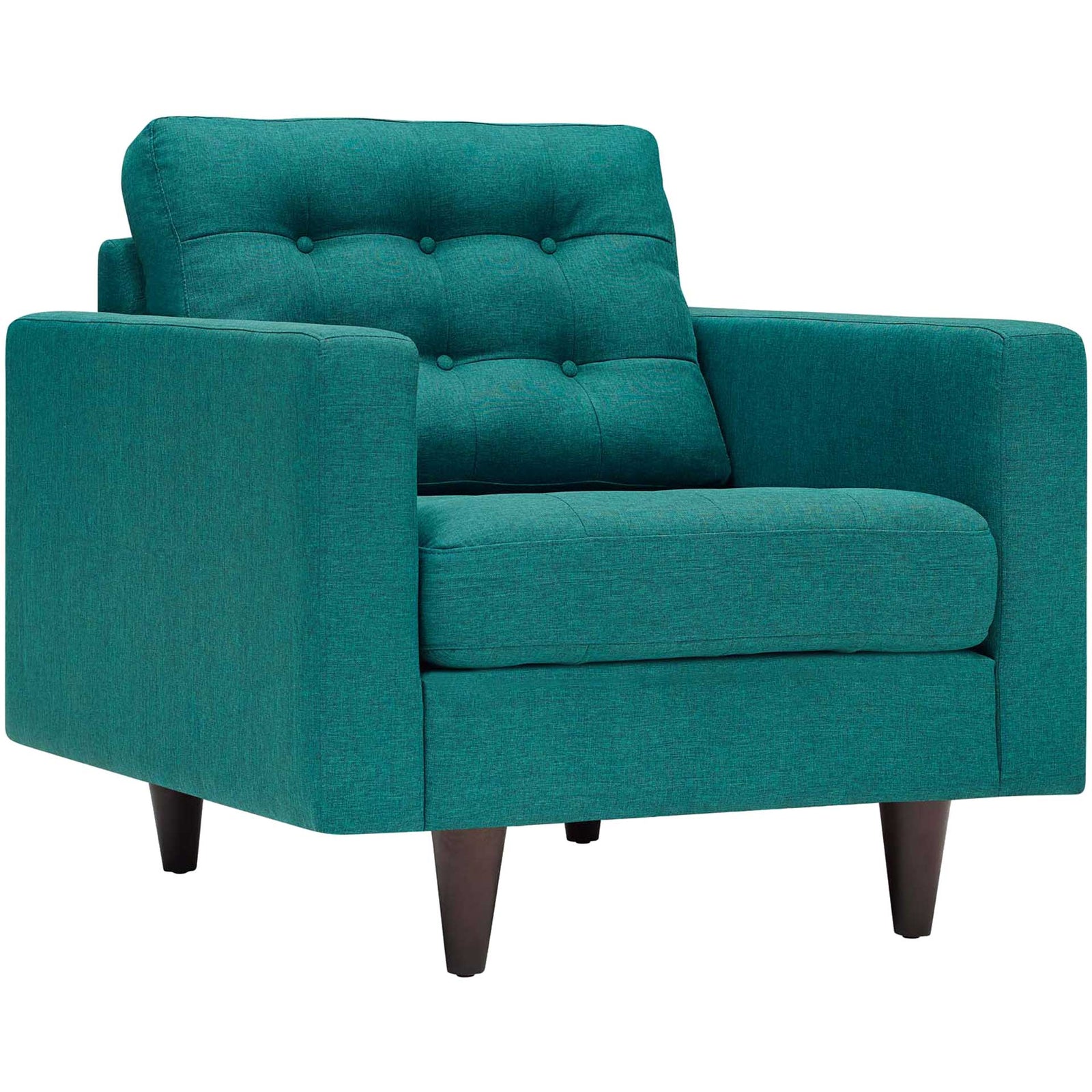 Era Upholstered Armchair Teal