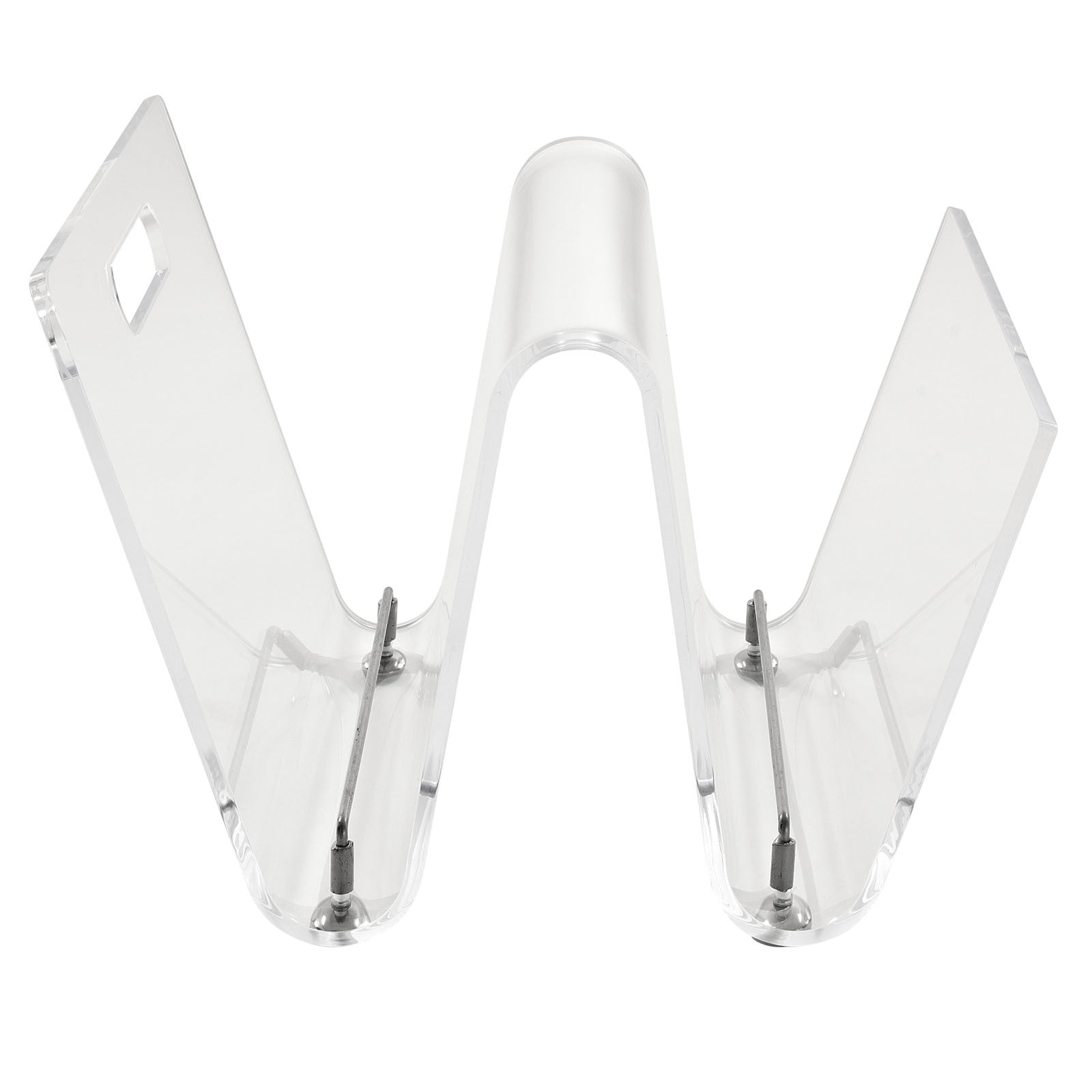 Crescent Magazine Holder Clear