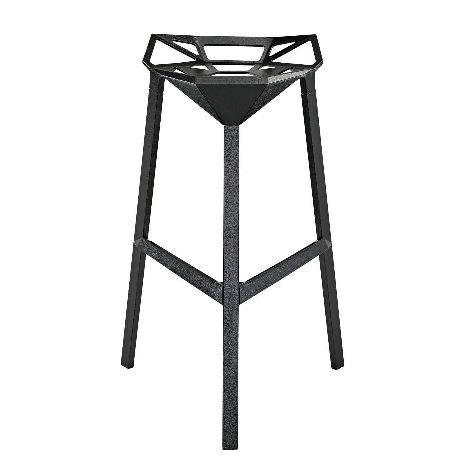 Lift Stacking Bar Stool Black