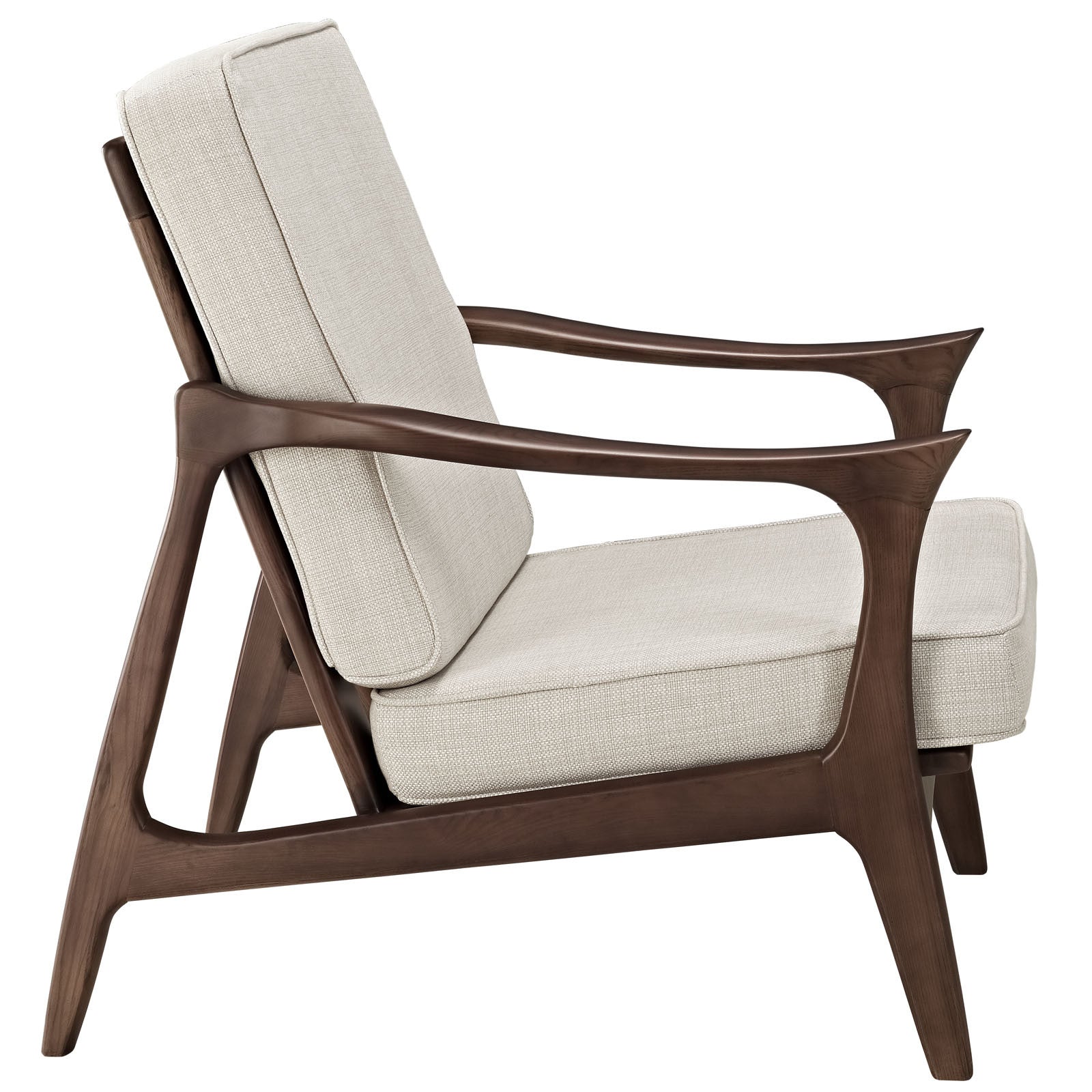 Catel Lounge Chair Brown