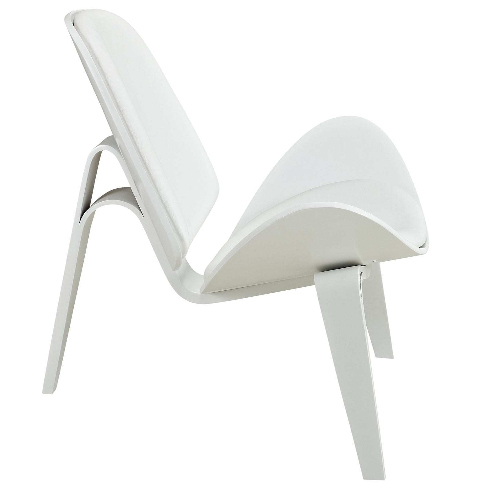 Ark Lounge Chair White White