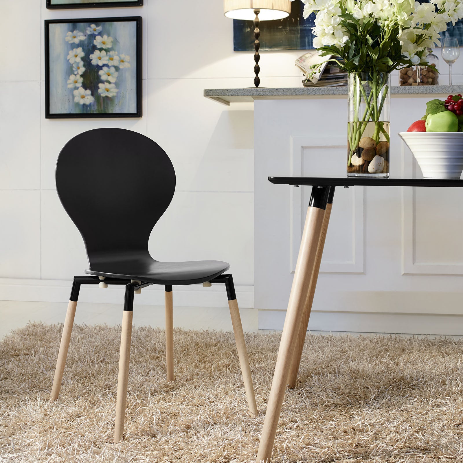 Palatina Chair Black