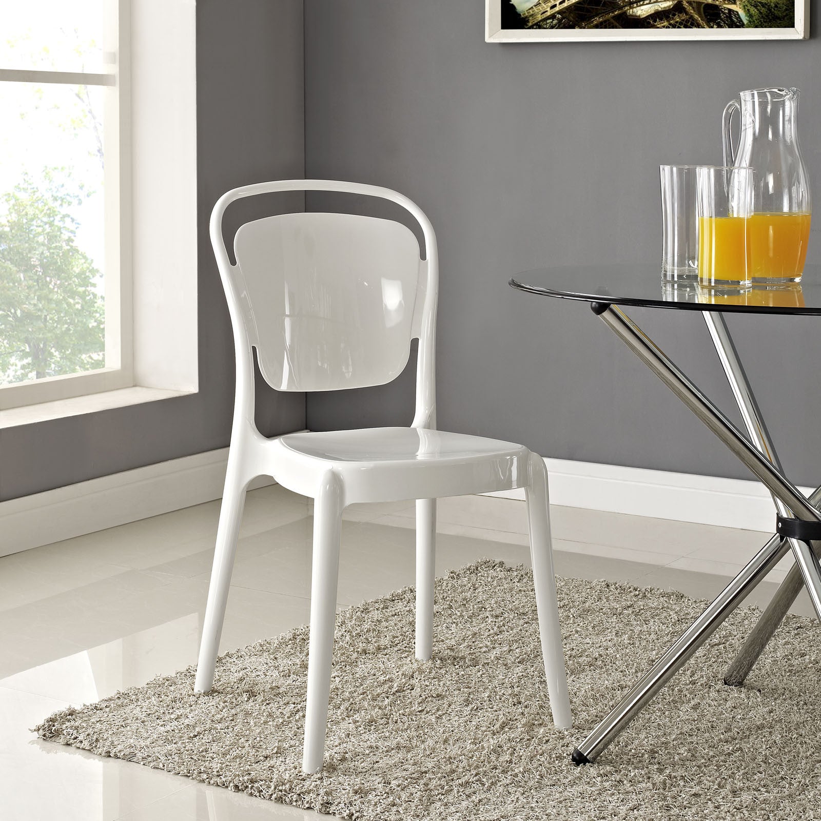Ead Side Chair White