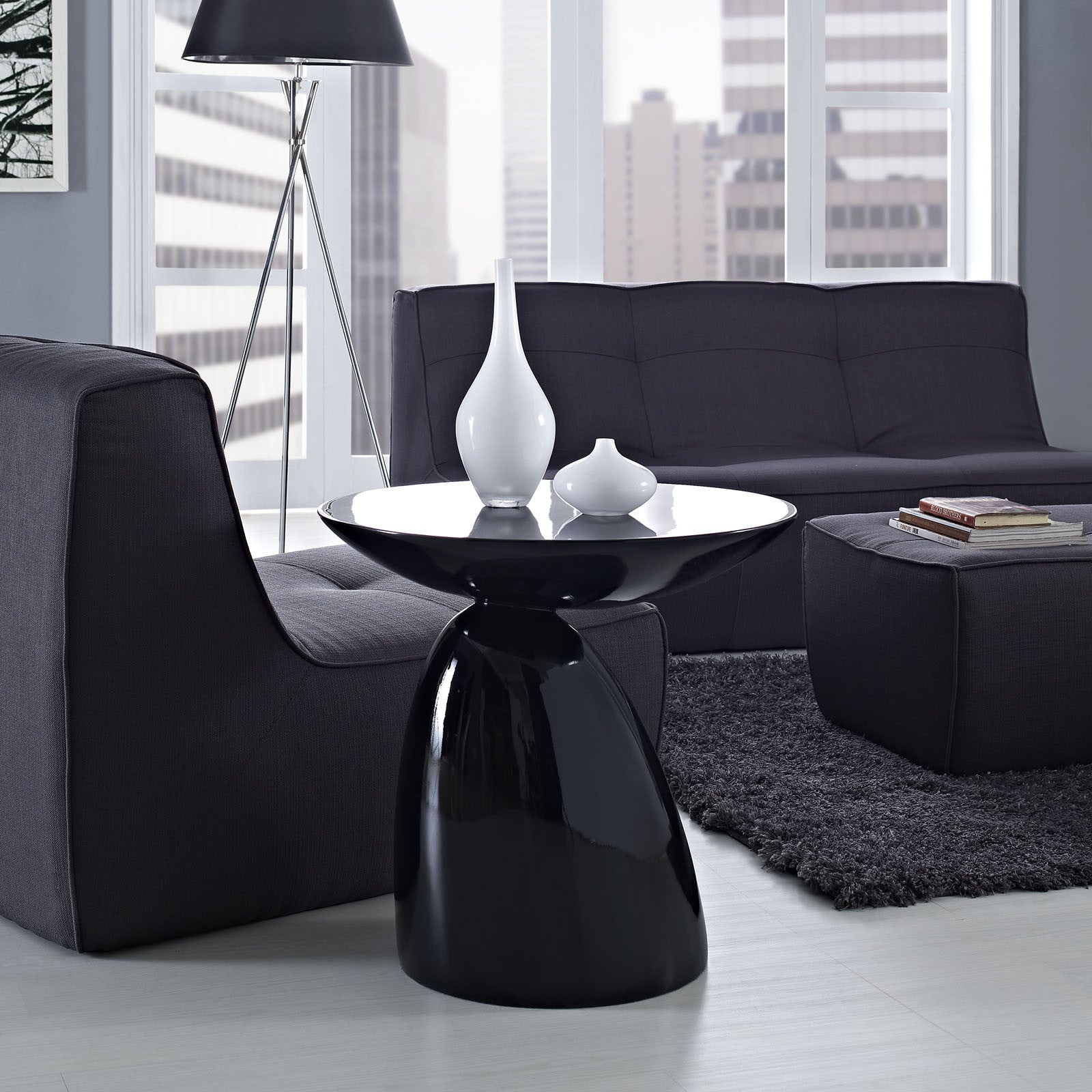 Flux Side Table Black