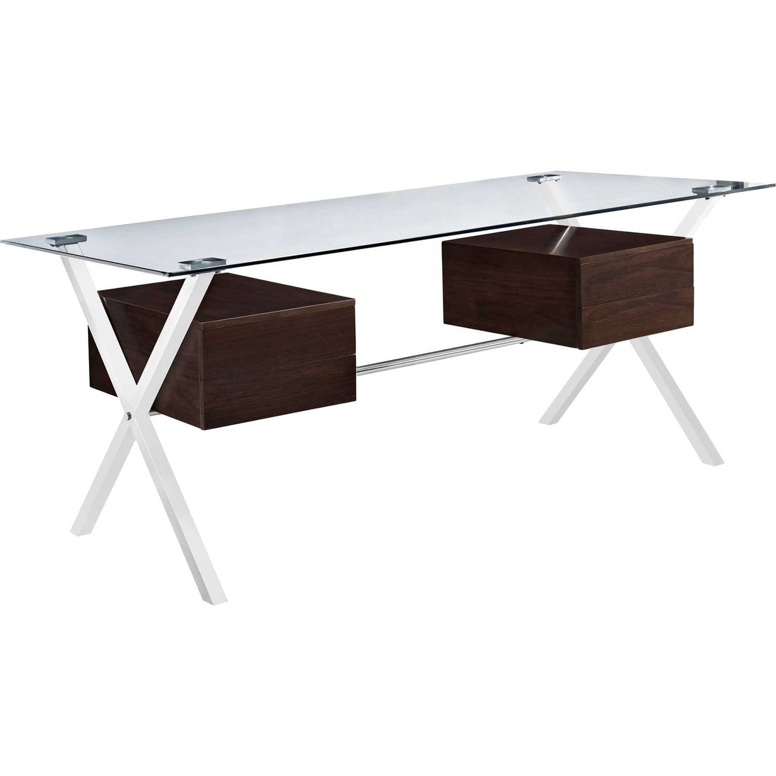 Astute Office Desk Walnut