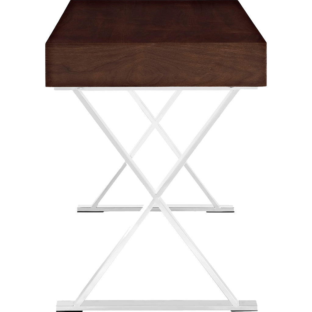 Section Office Desk Walnut