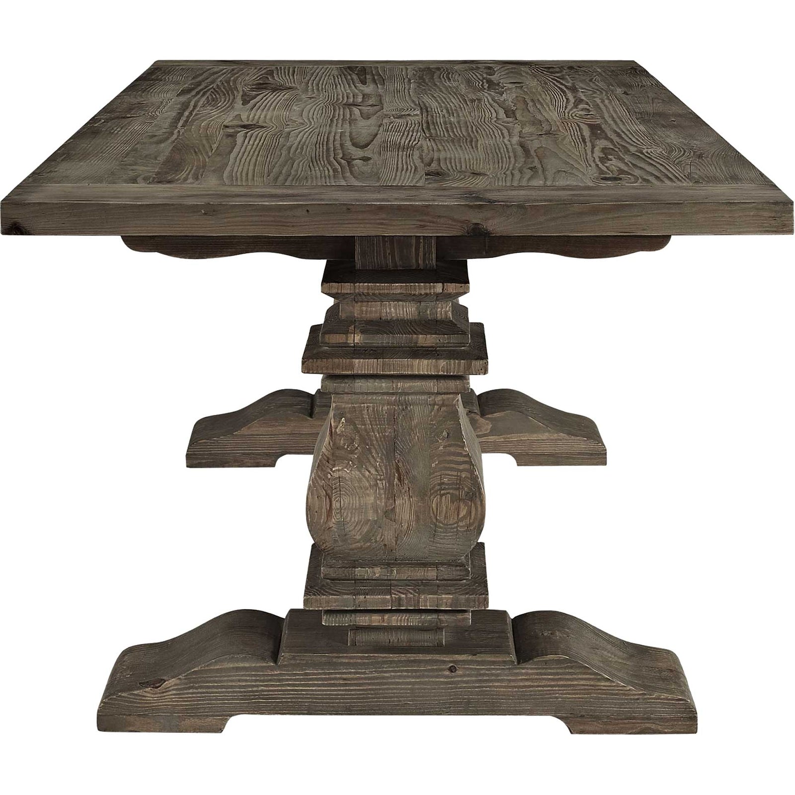 Clement Wood Dining Table Brown