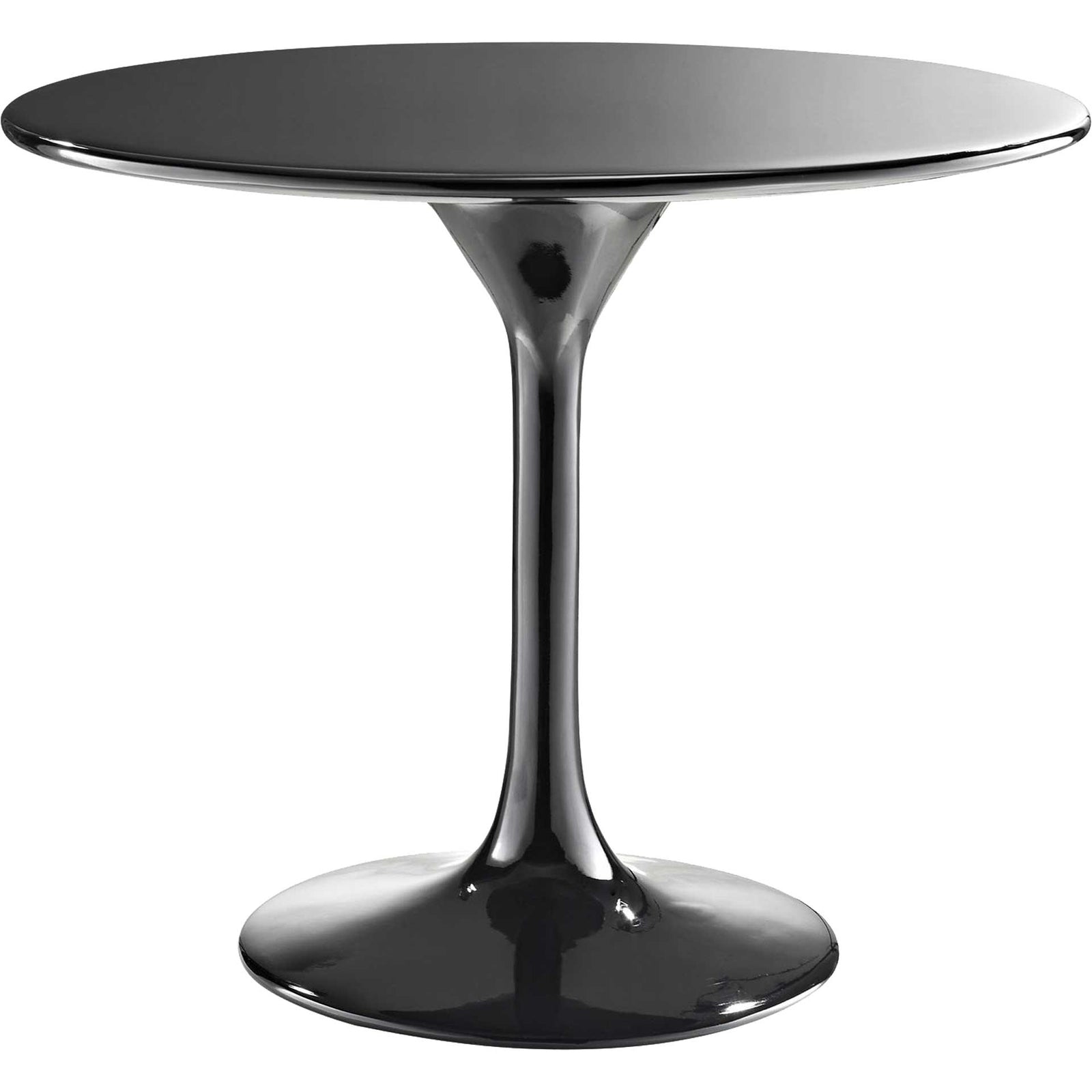 Lore Fiberglass Side Table Black