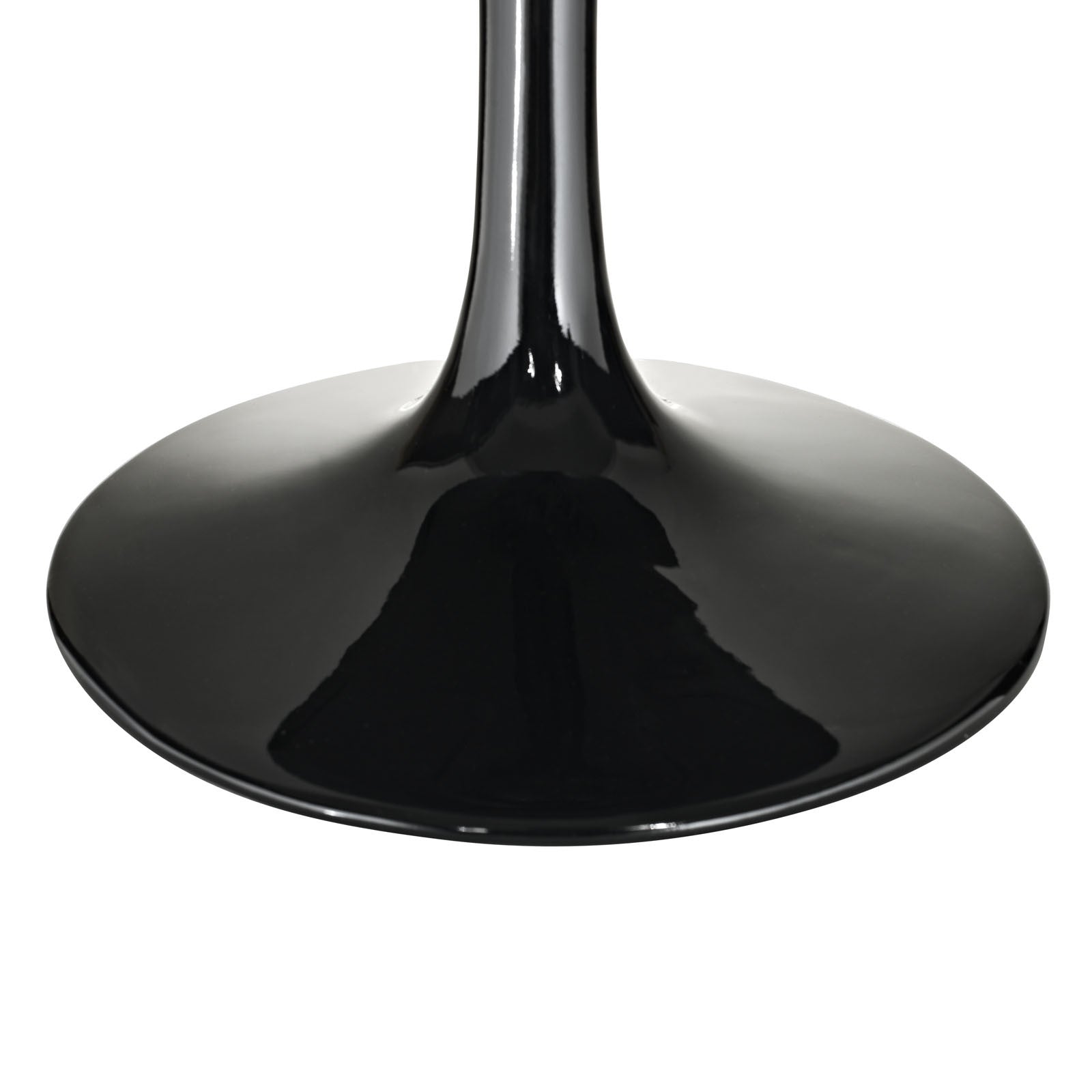 Lore Fiberglass Side Table Black