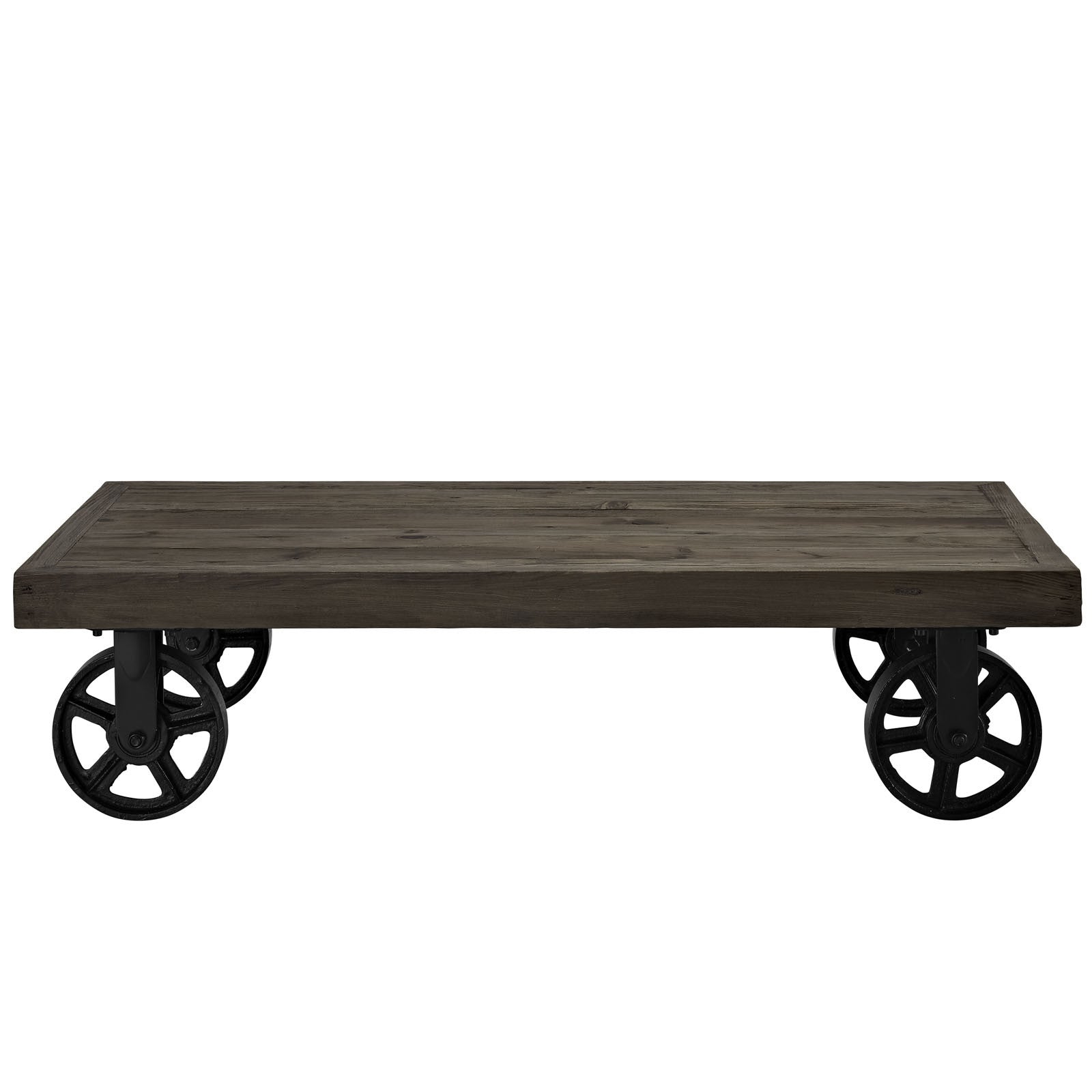 Gareth Wood Top Coffee Table Brown