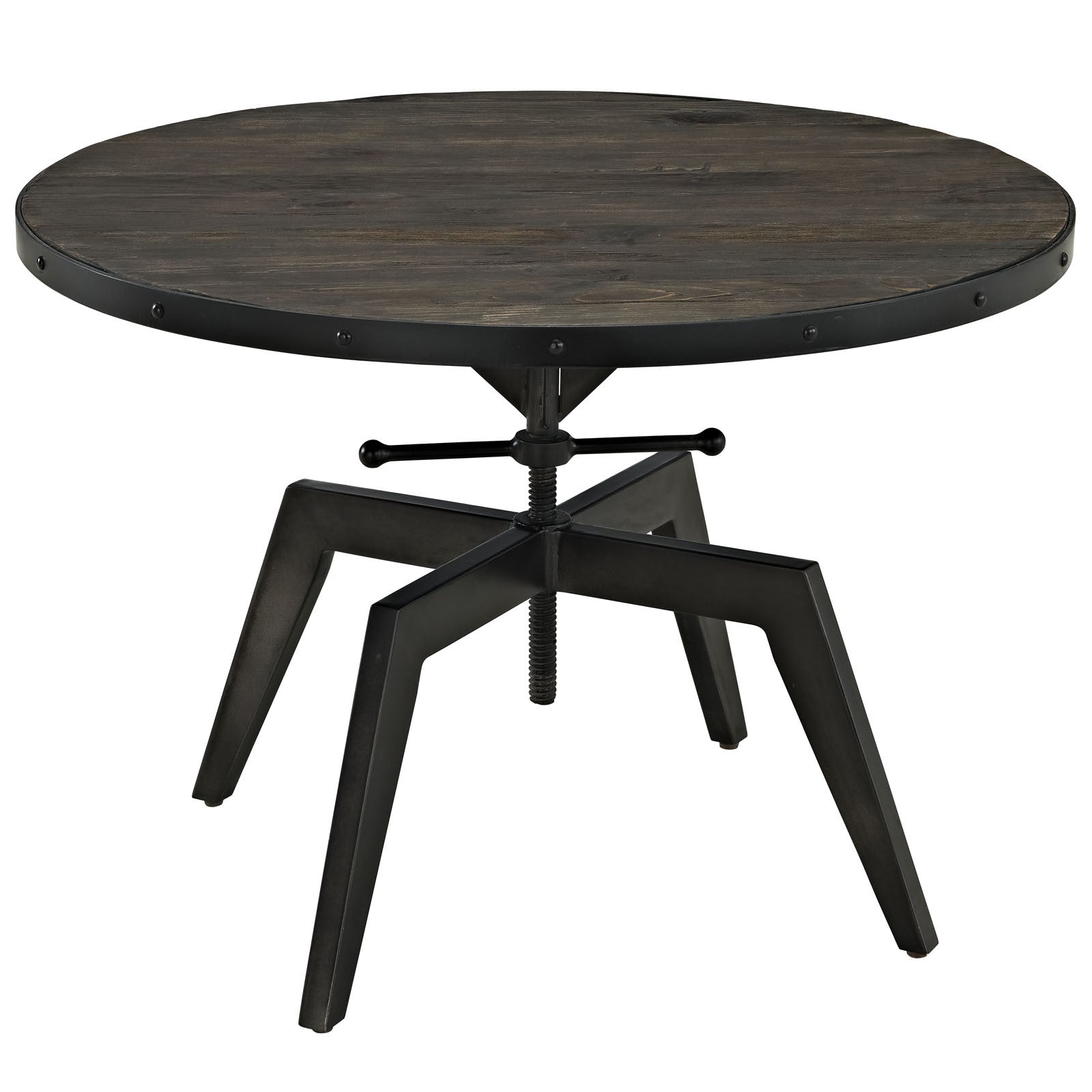 Grand Wood Top Coffee Table Black