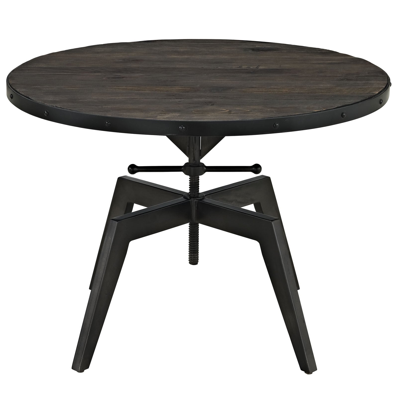 Grand Wood Top Coffee Table Black