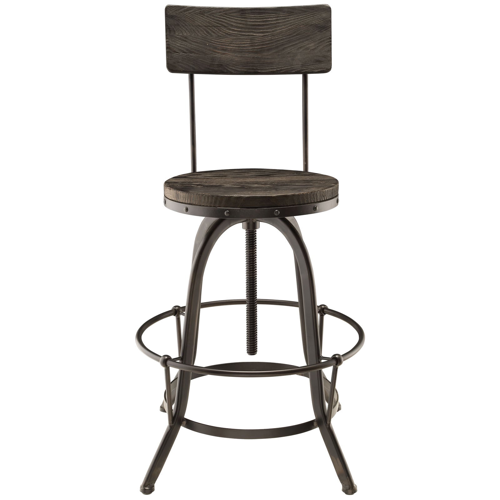 Palamas Wood Bar Stool Black