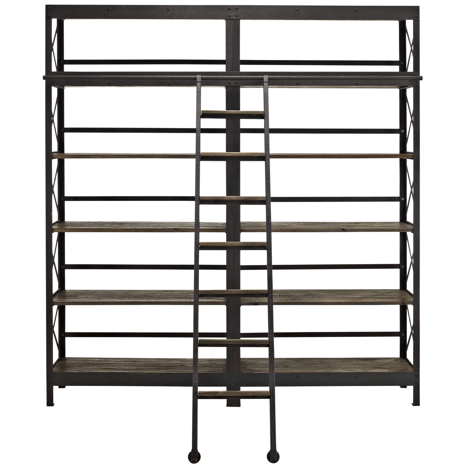 Head Wood Bookshelf Brown