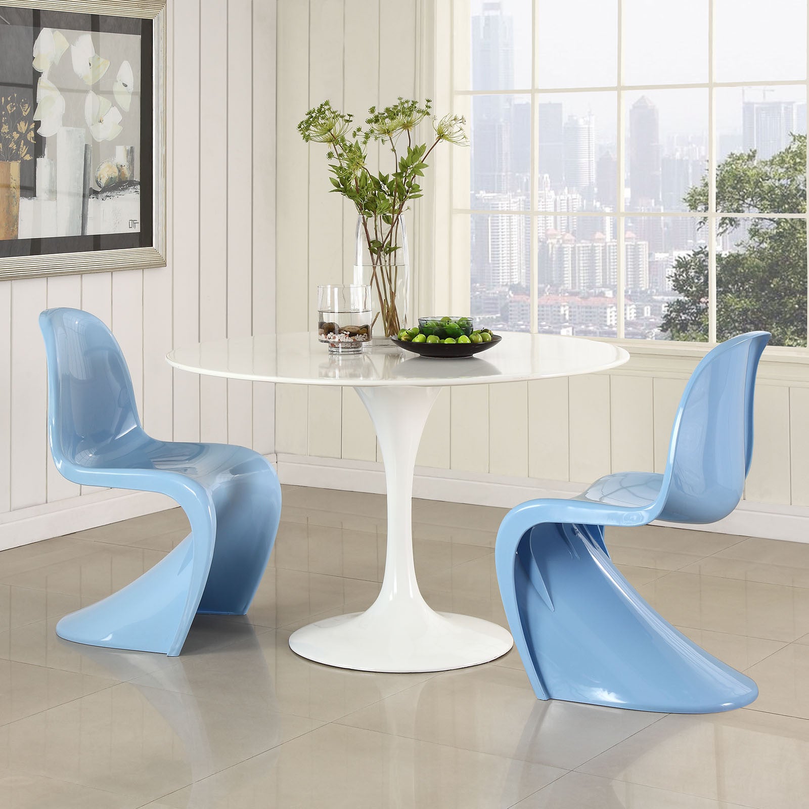 Slide Side Chair Blue