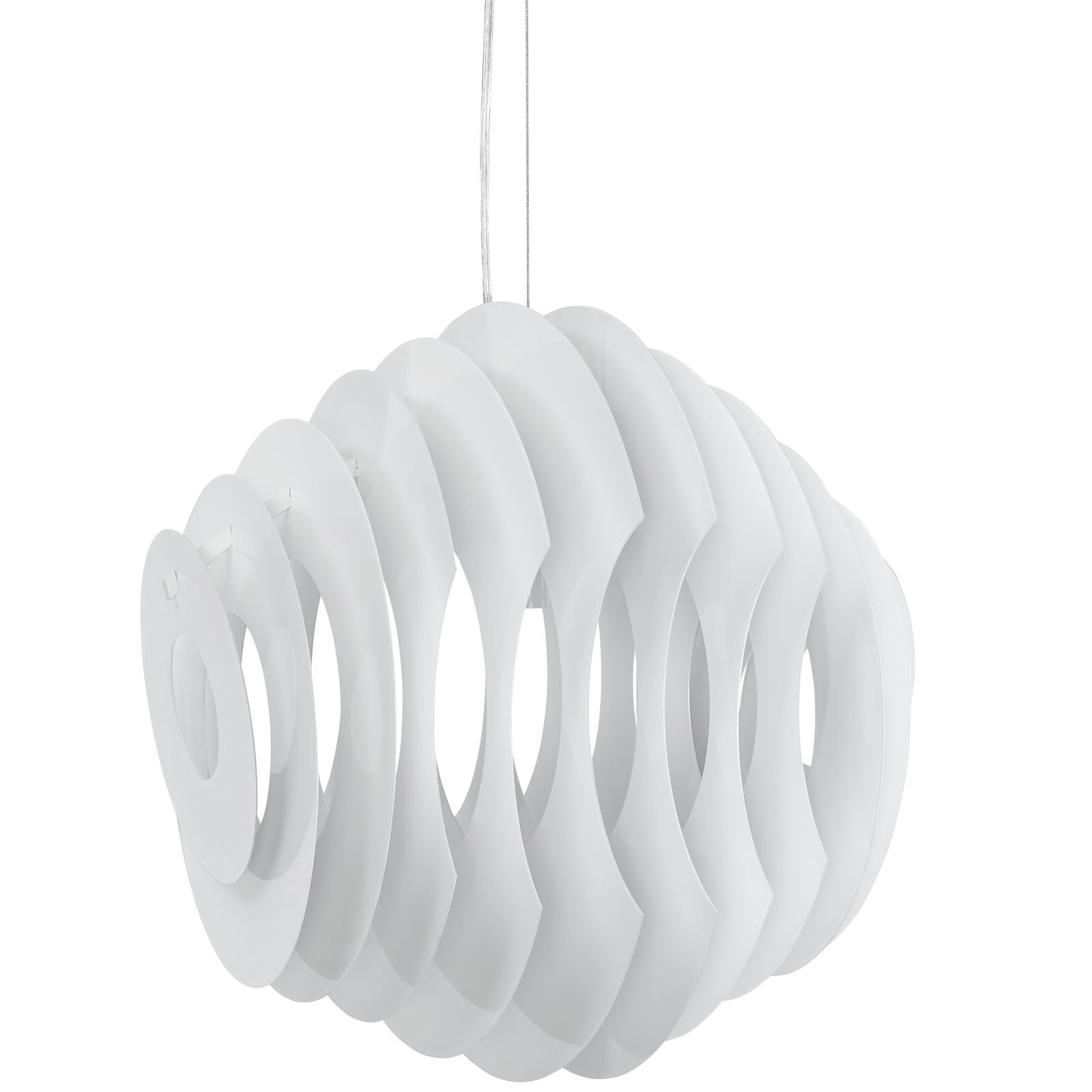 Fishes Aluminum Pendant Light White