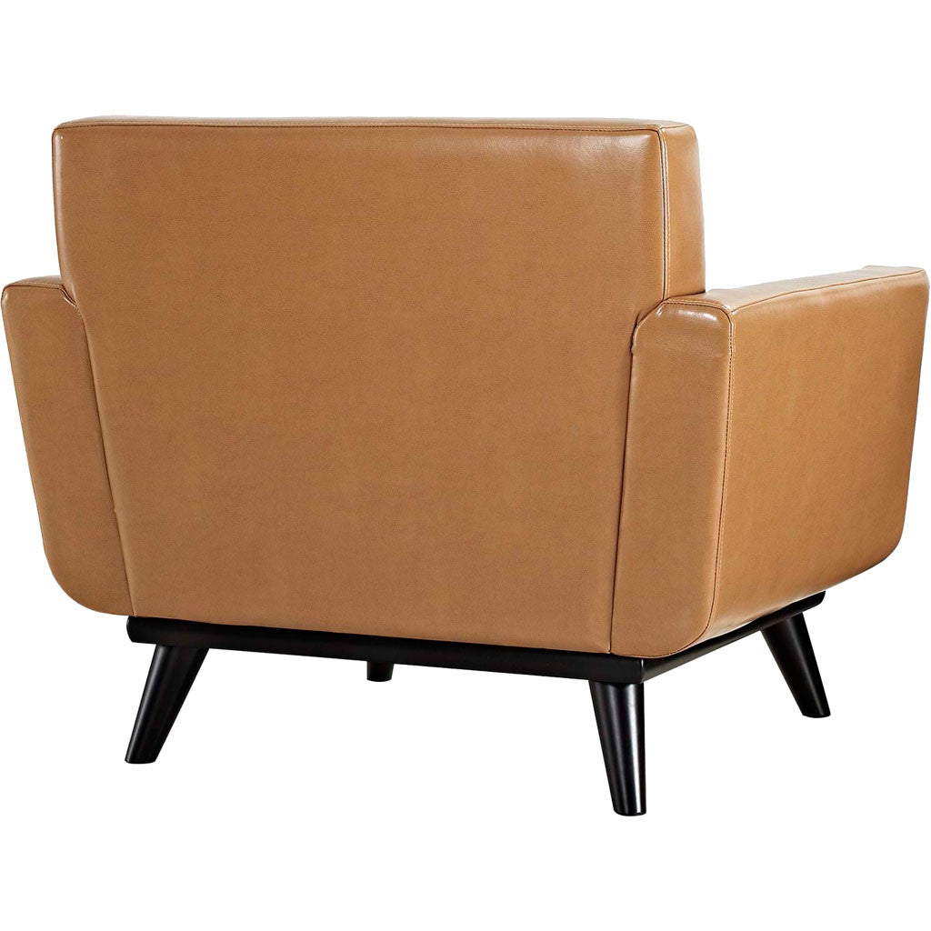 Emory Leather Armchair Tan