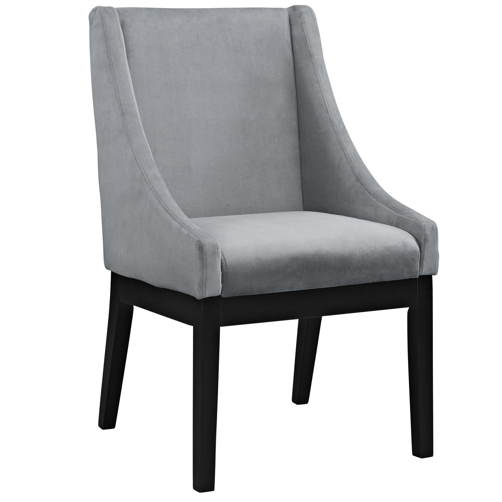 Tilde Dining Wood Side Chair Gray