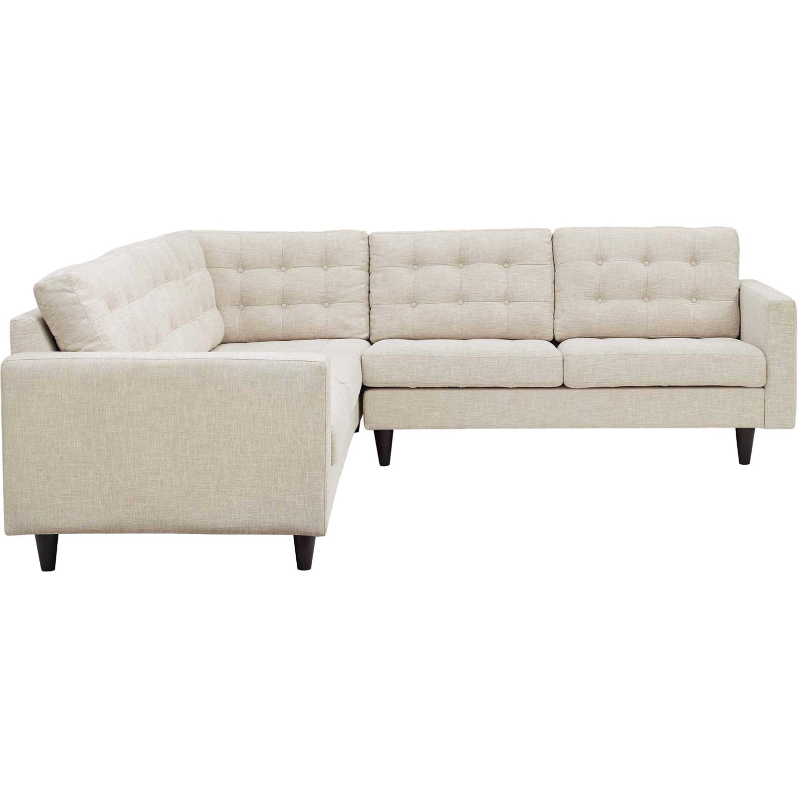 Era Fabric Corner Sectional Sofa Beige