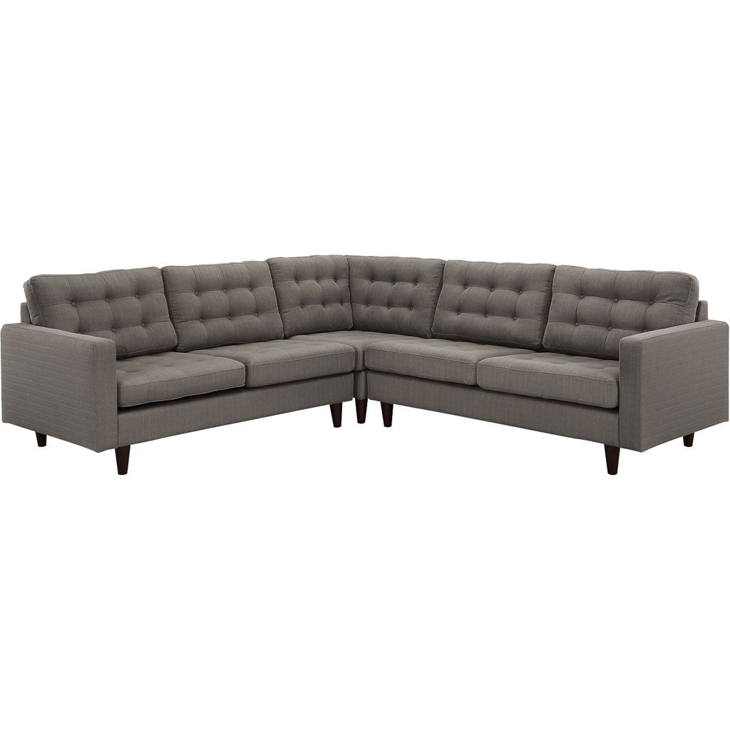 Era Fabric Corner Sectional Sofa Oatmeal