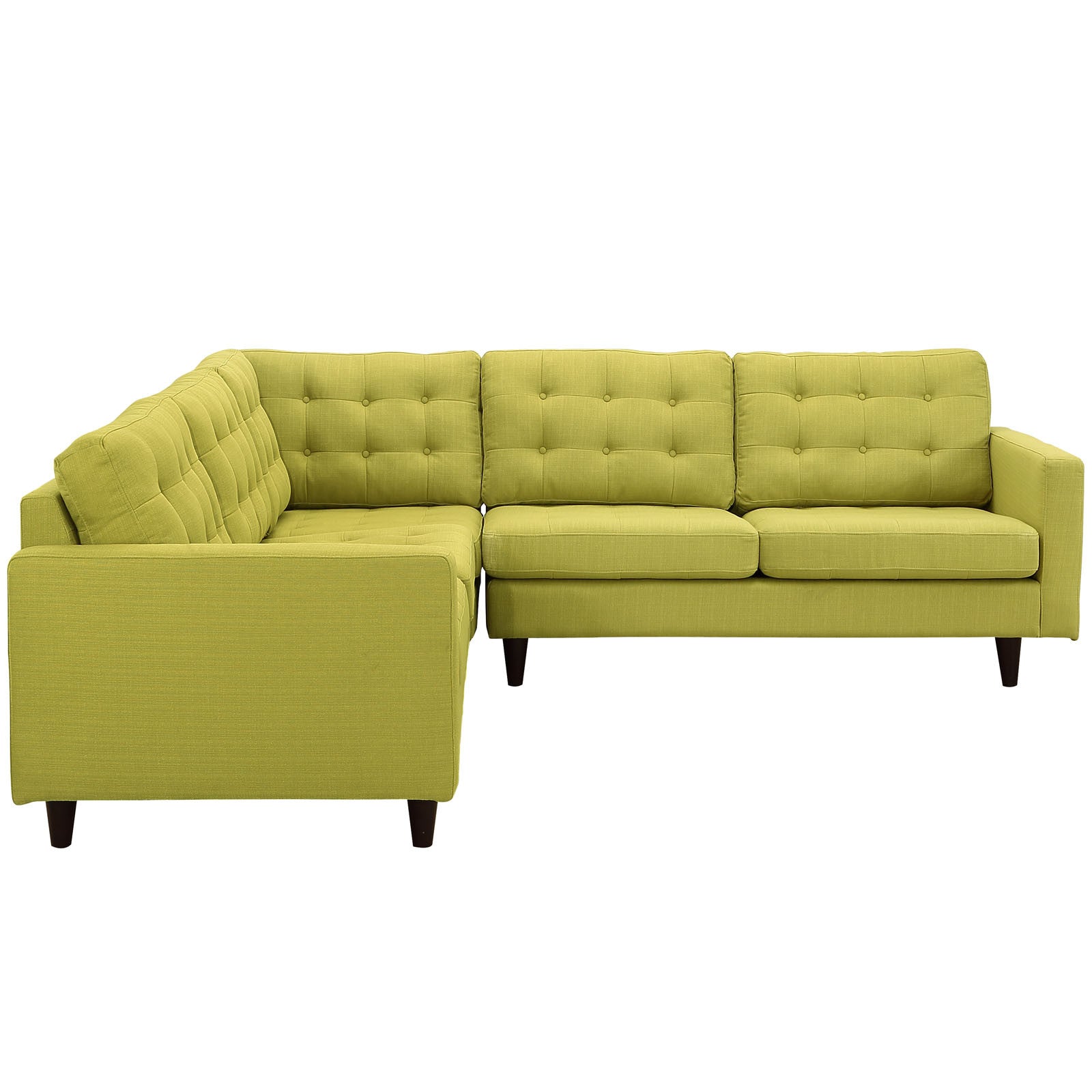 Era Fabric Corner Sectional Sofa Wheatgrass