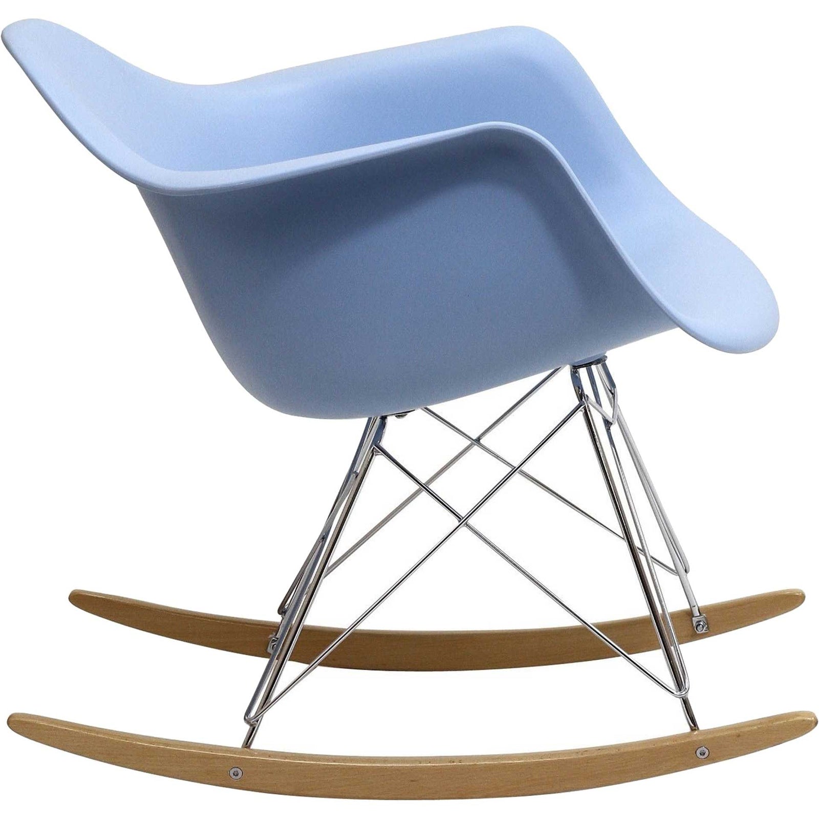Rocking Lounge Chair Blue