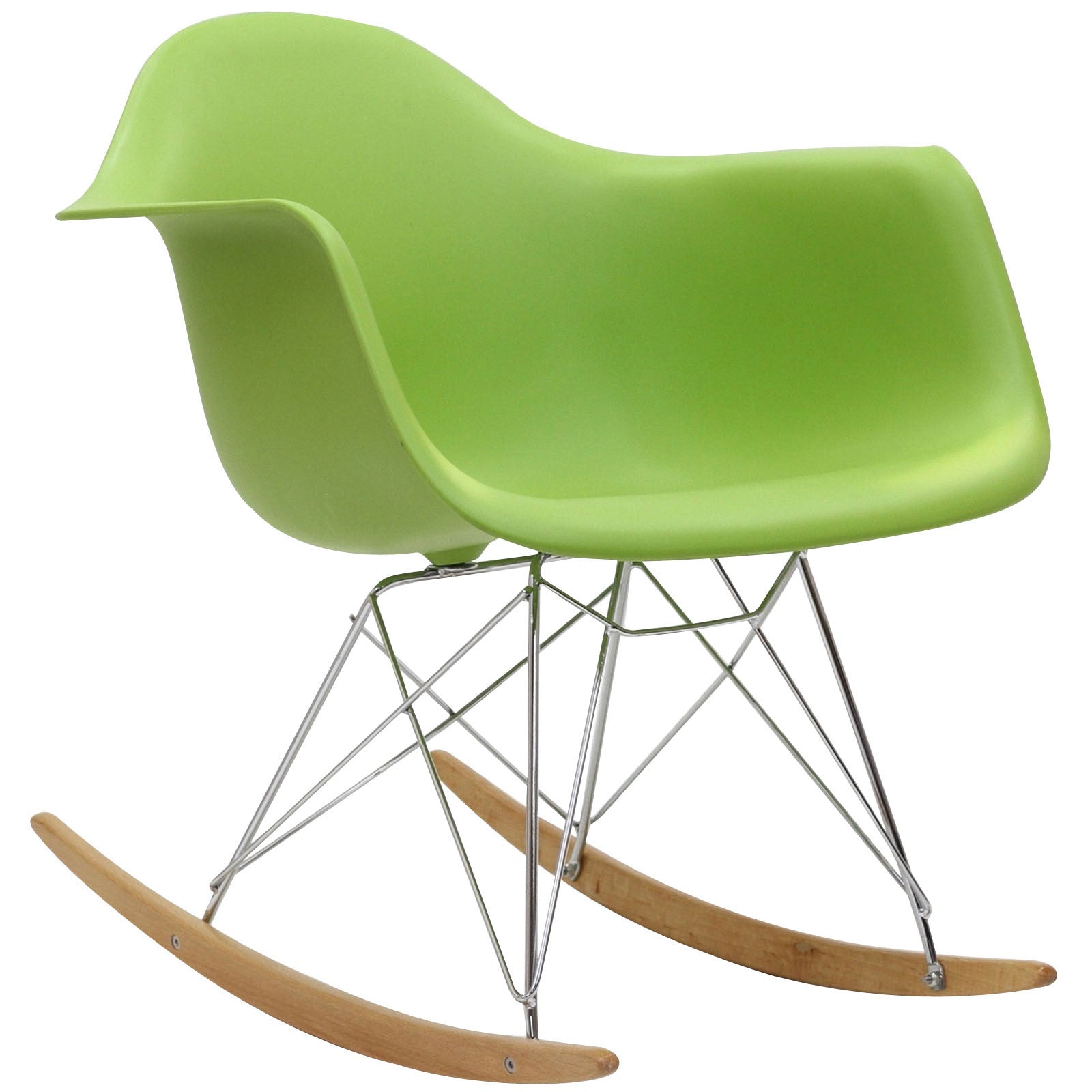 Rocking Lounge Chair Green