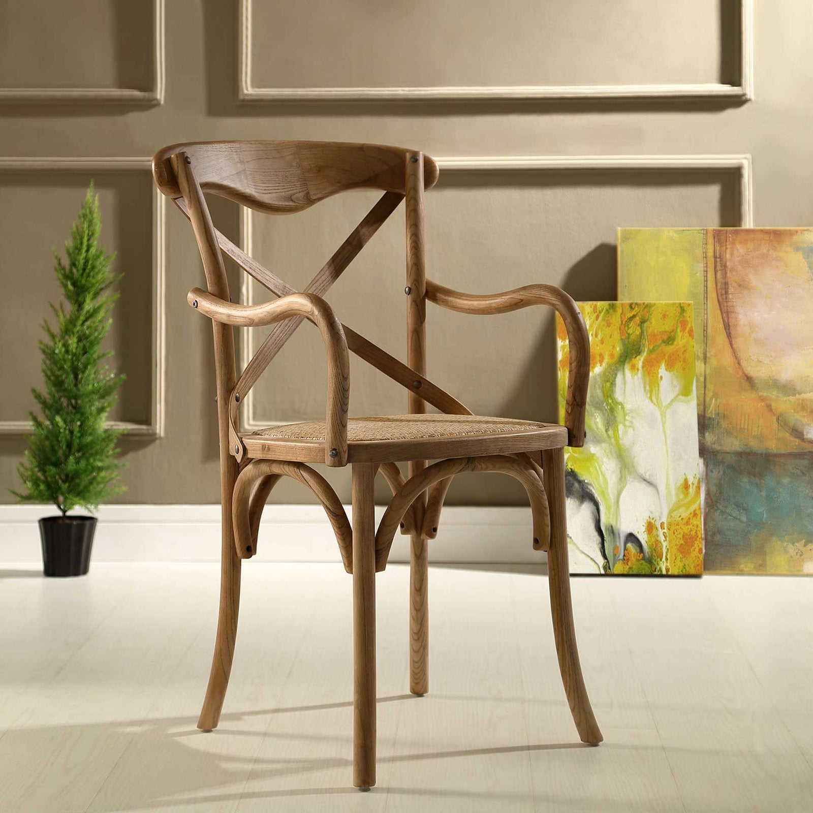 Gentry Dining Armchair Walnut
