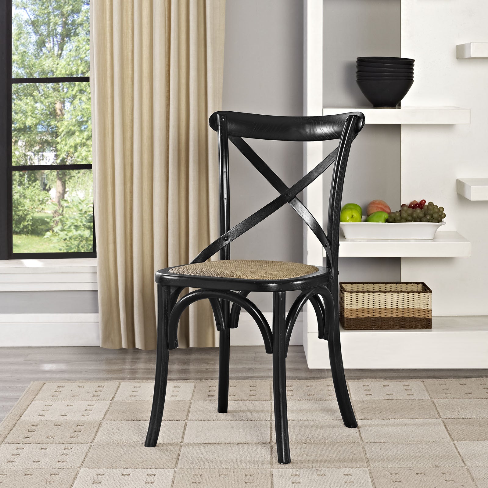 Gentry Dining Side Chair Black