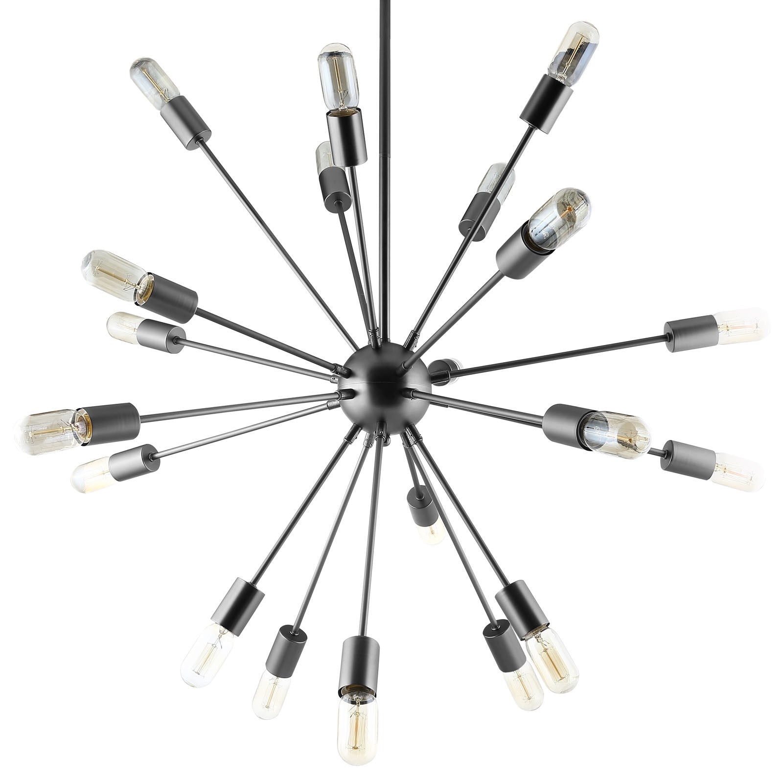 Bay Stainless Steel Chandelier Black