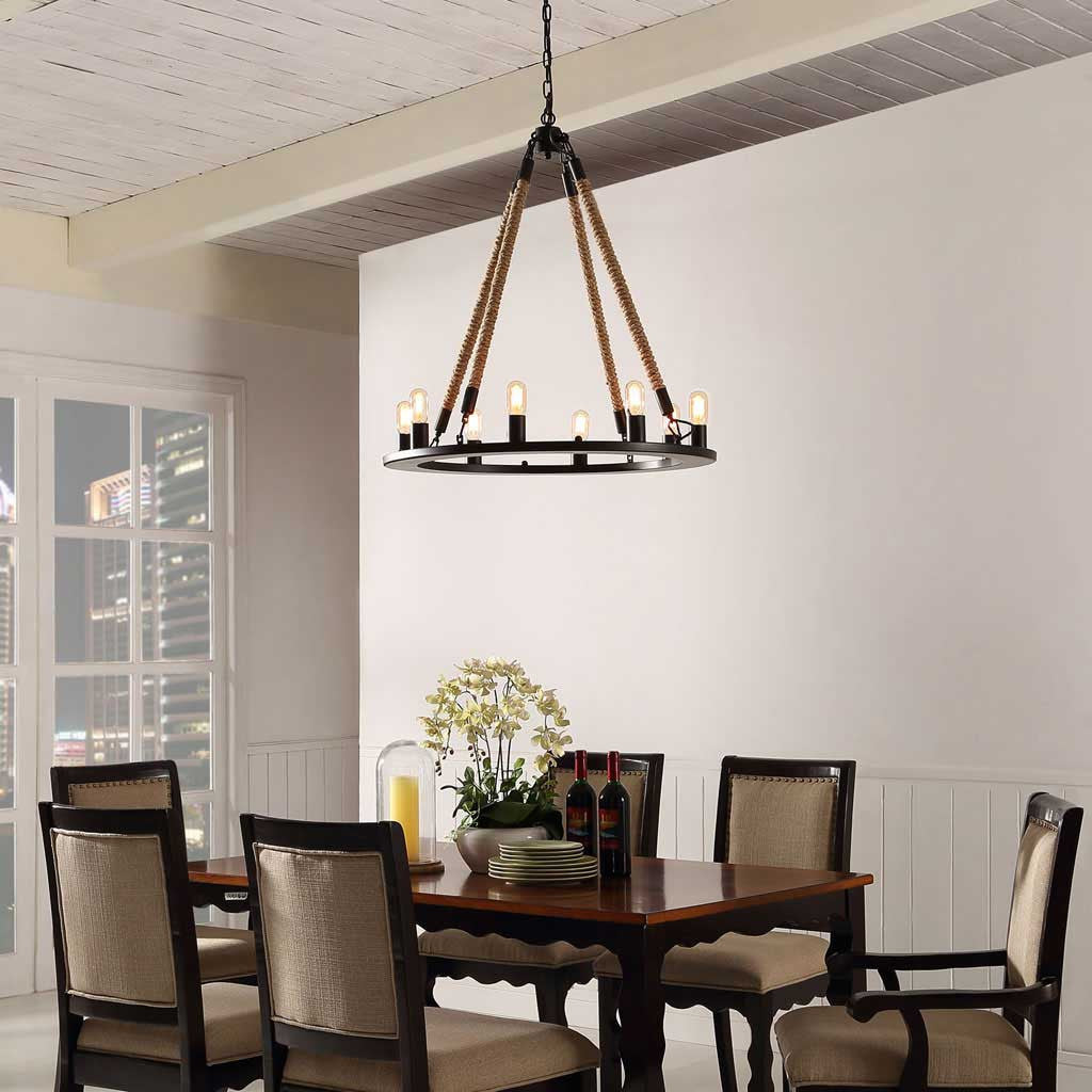 Enthrall Chandelier Black