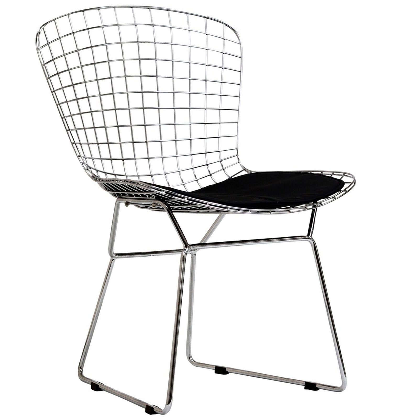 Cross Side Chair Black
