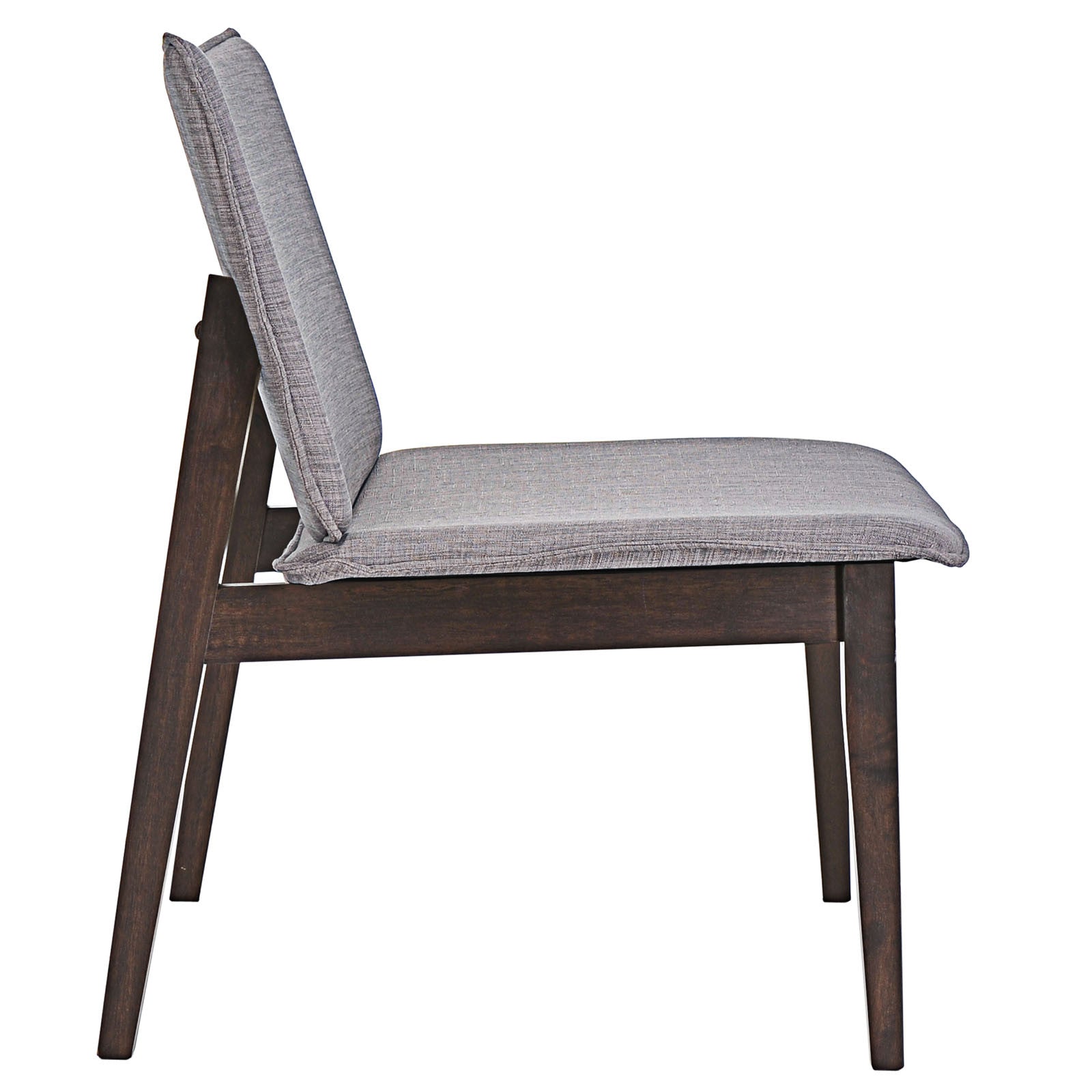 Estee Lounge Chair Walnut Gray
