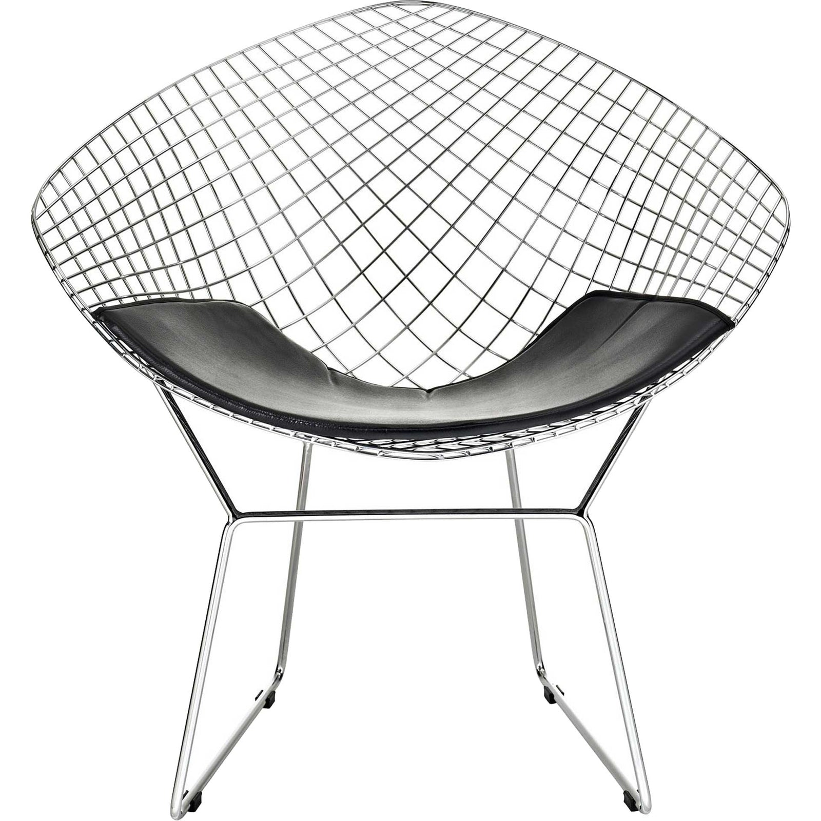Cross Lounge Chair Black