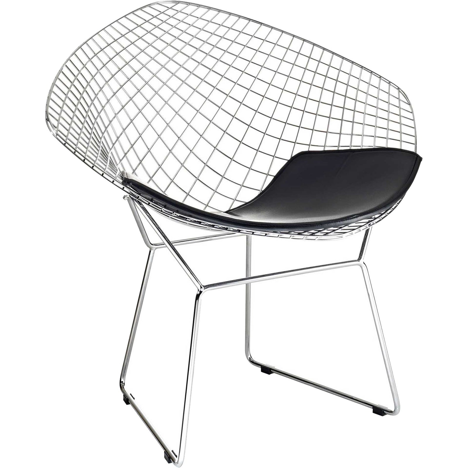 Cross Lounge Chair Black