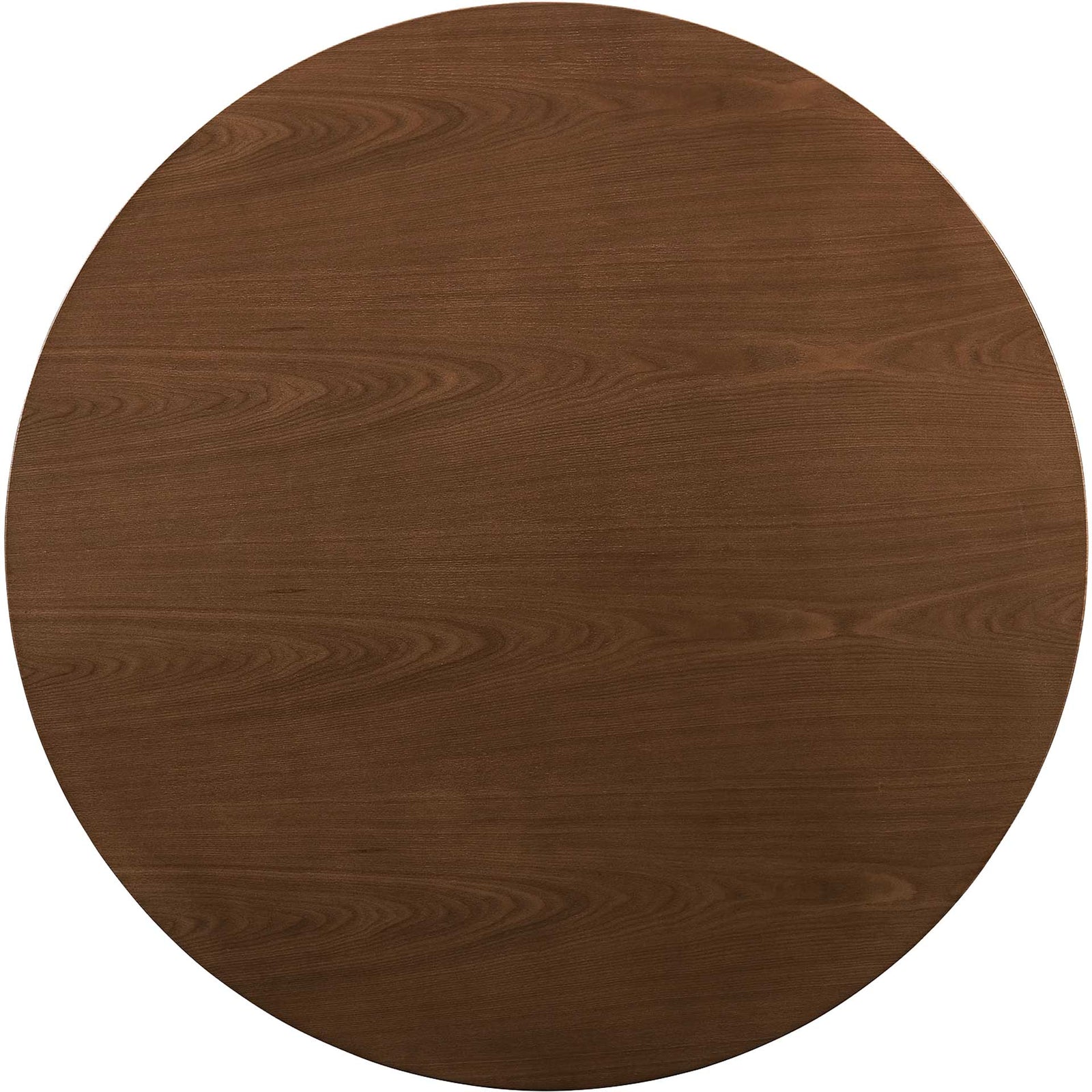 Cycle Stainless Steel Dining Table Walnut