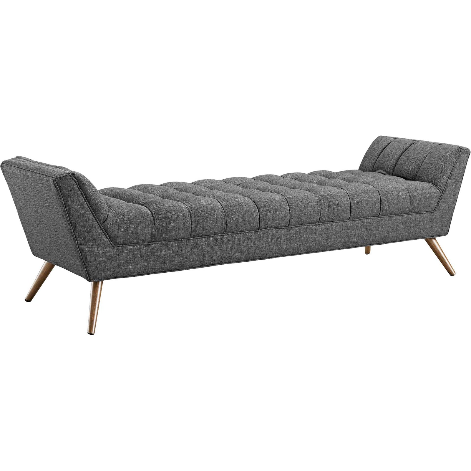 Reborn Fabric Bench Gray