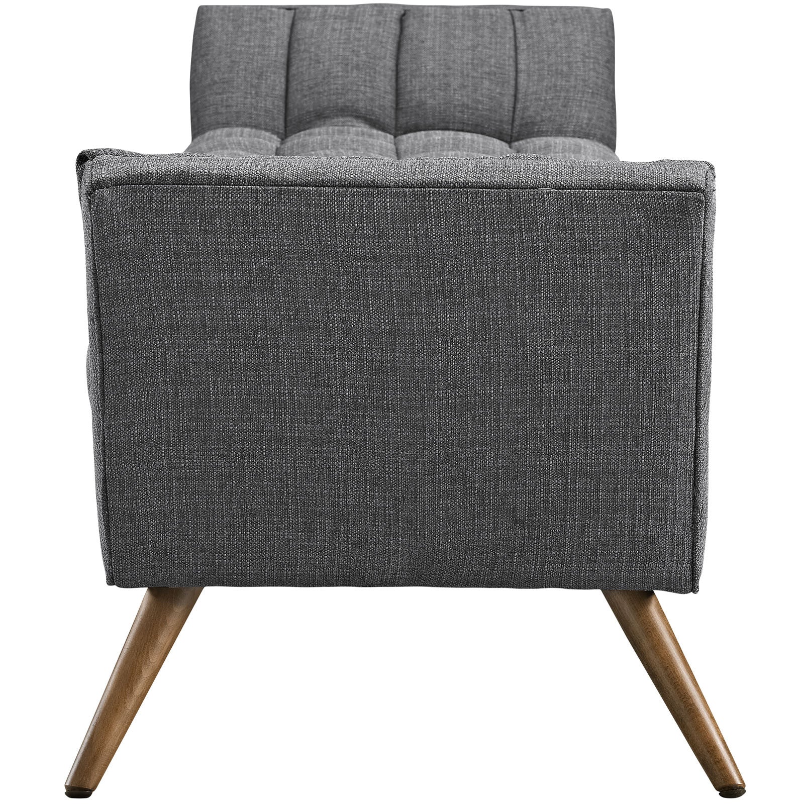 Reborn Fabric Bench Gray