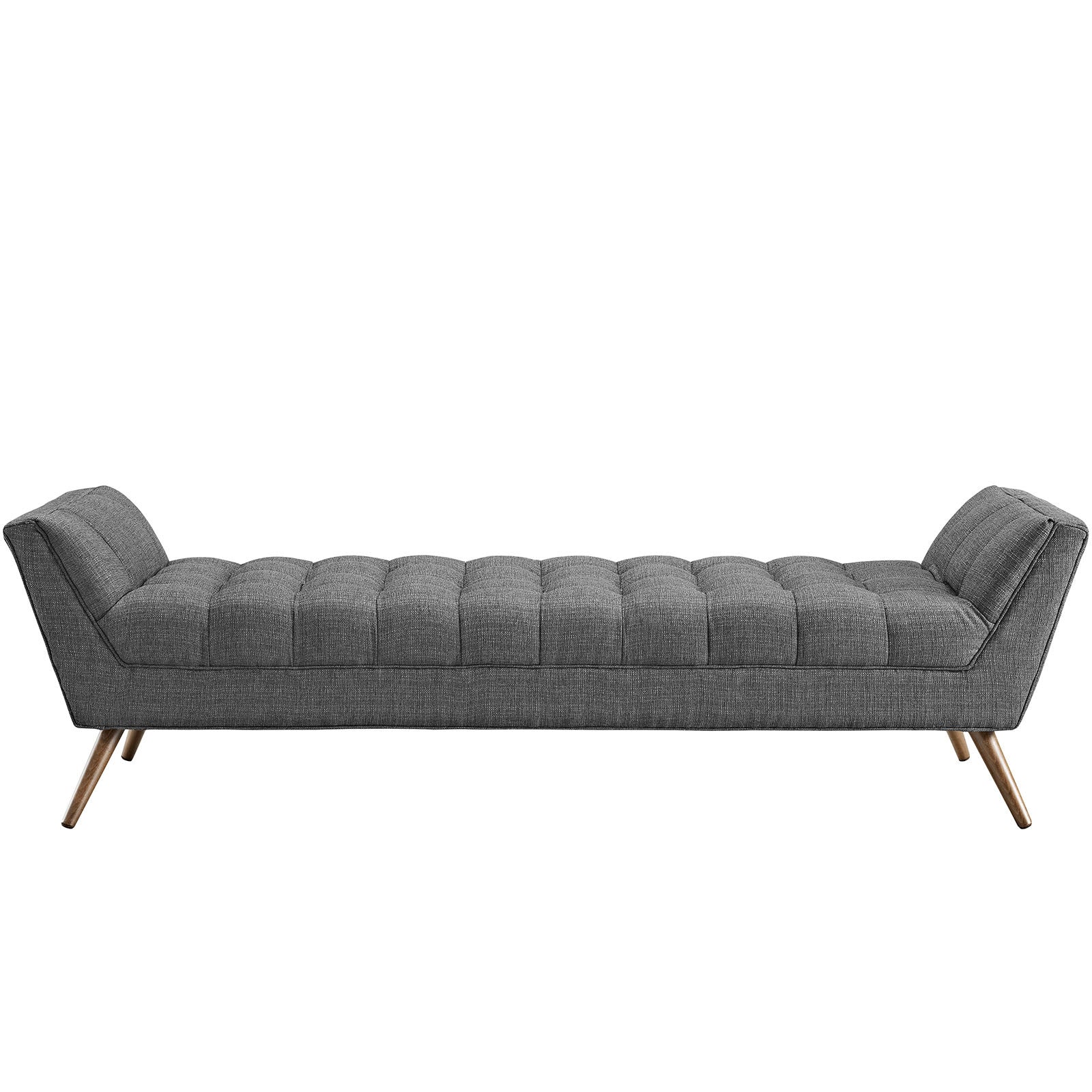 Reborn Fabric Bench Gray