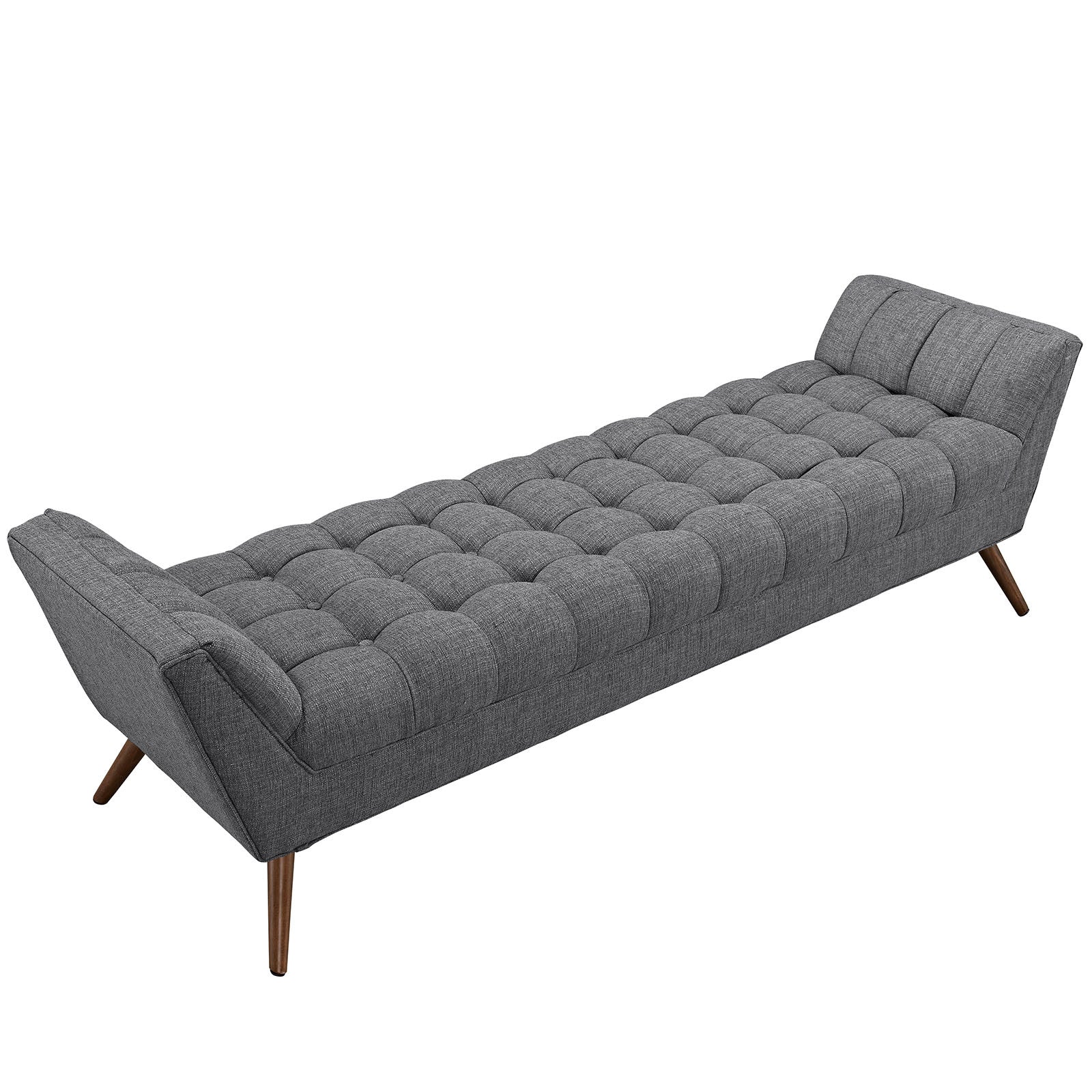 Reborn Fabric Bench Gray