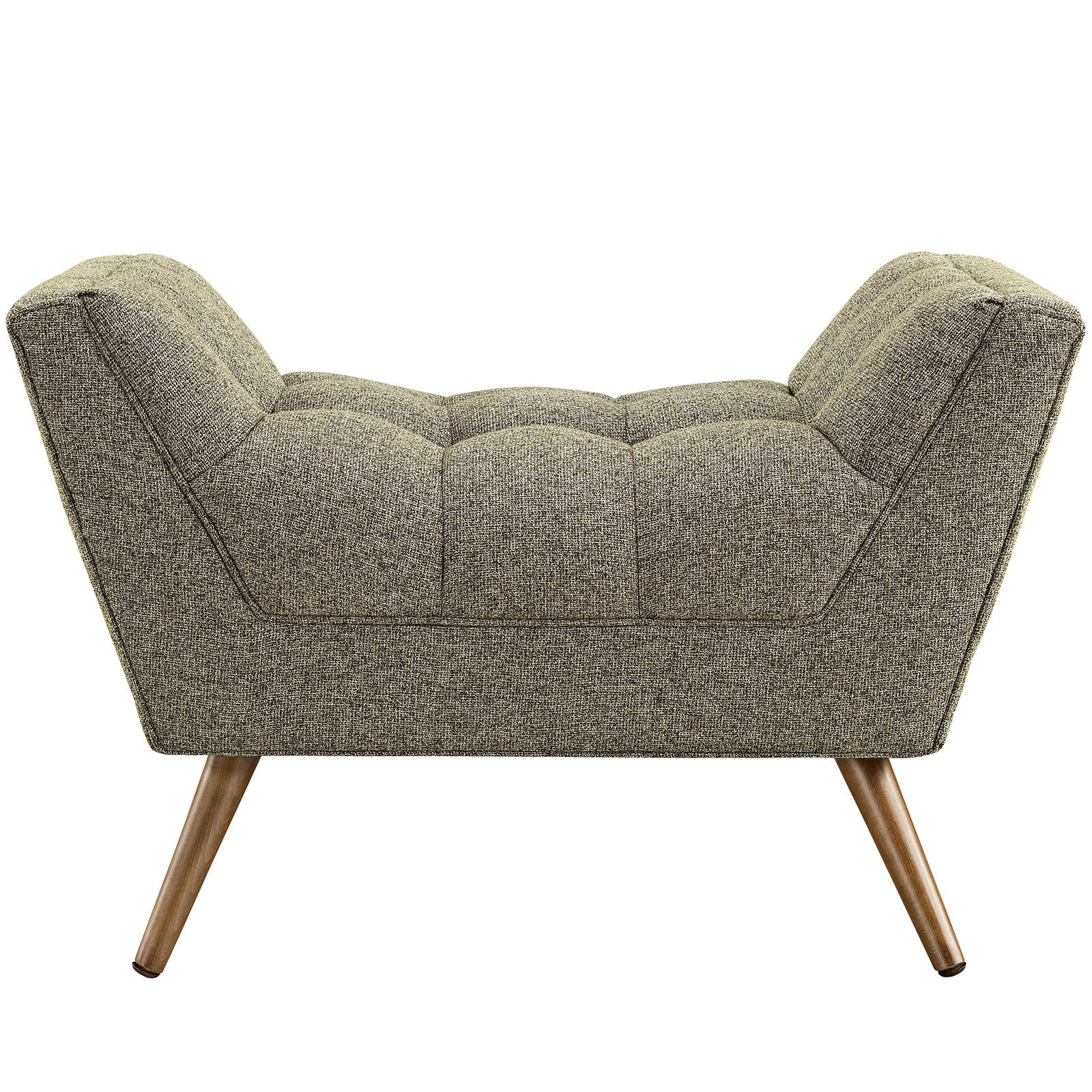 Reborn Fabric Short Ottoman Oatmeal