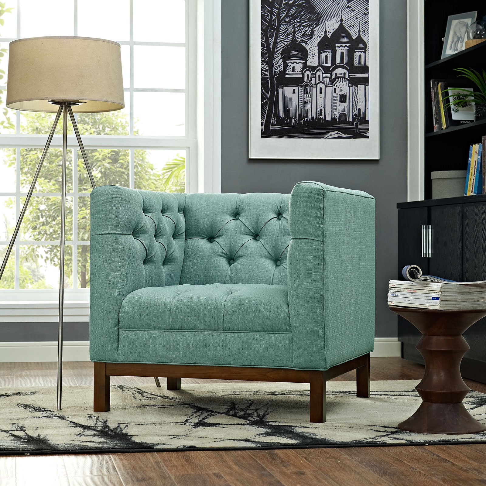Paramour Fabric Armchair Laguna
