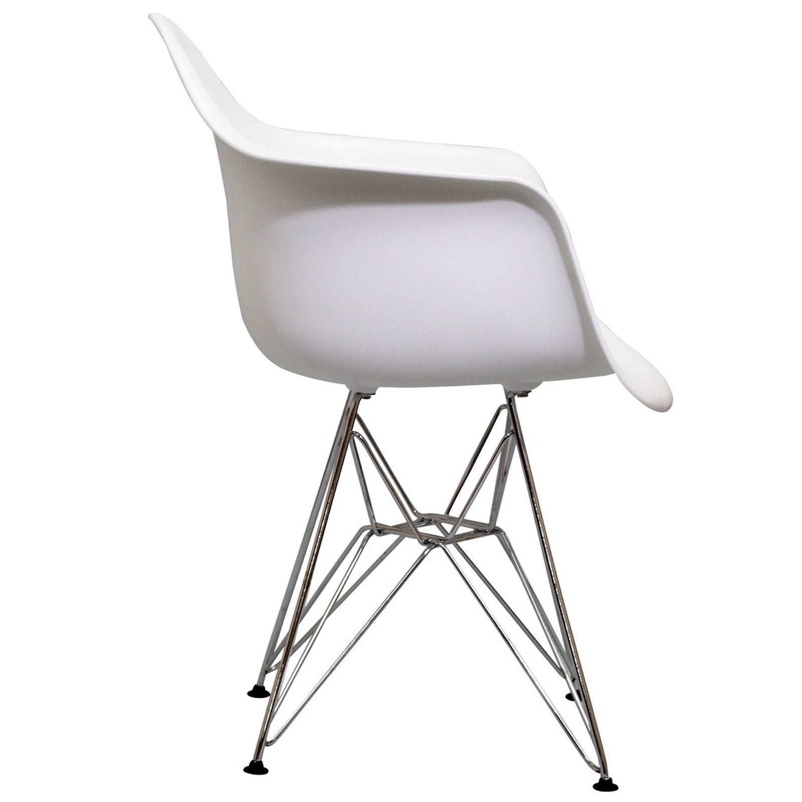 Poet Armchair White