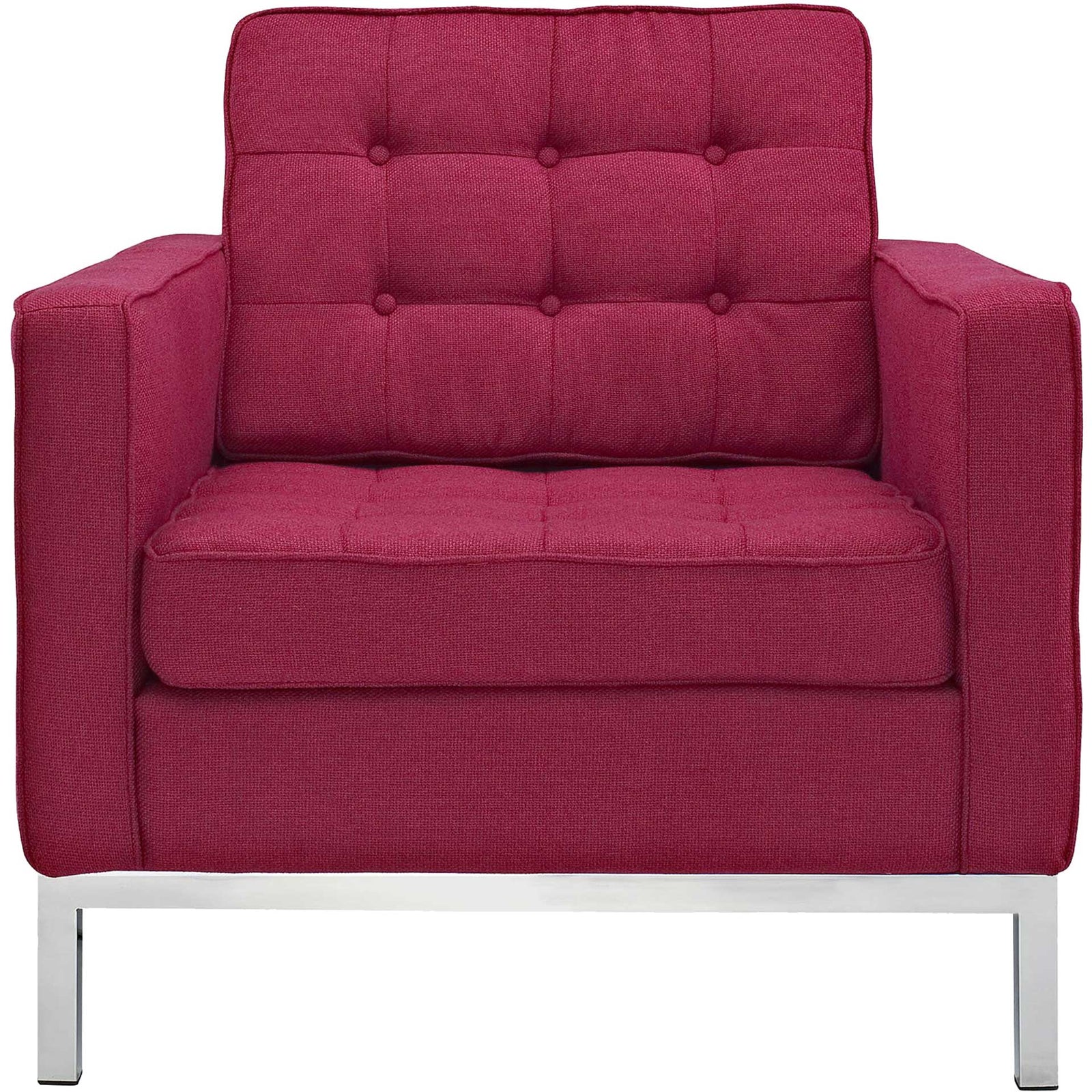 Lyte Wool Armchair Red Tweed