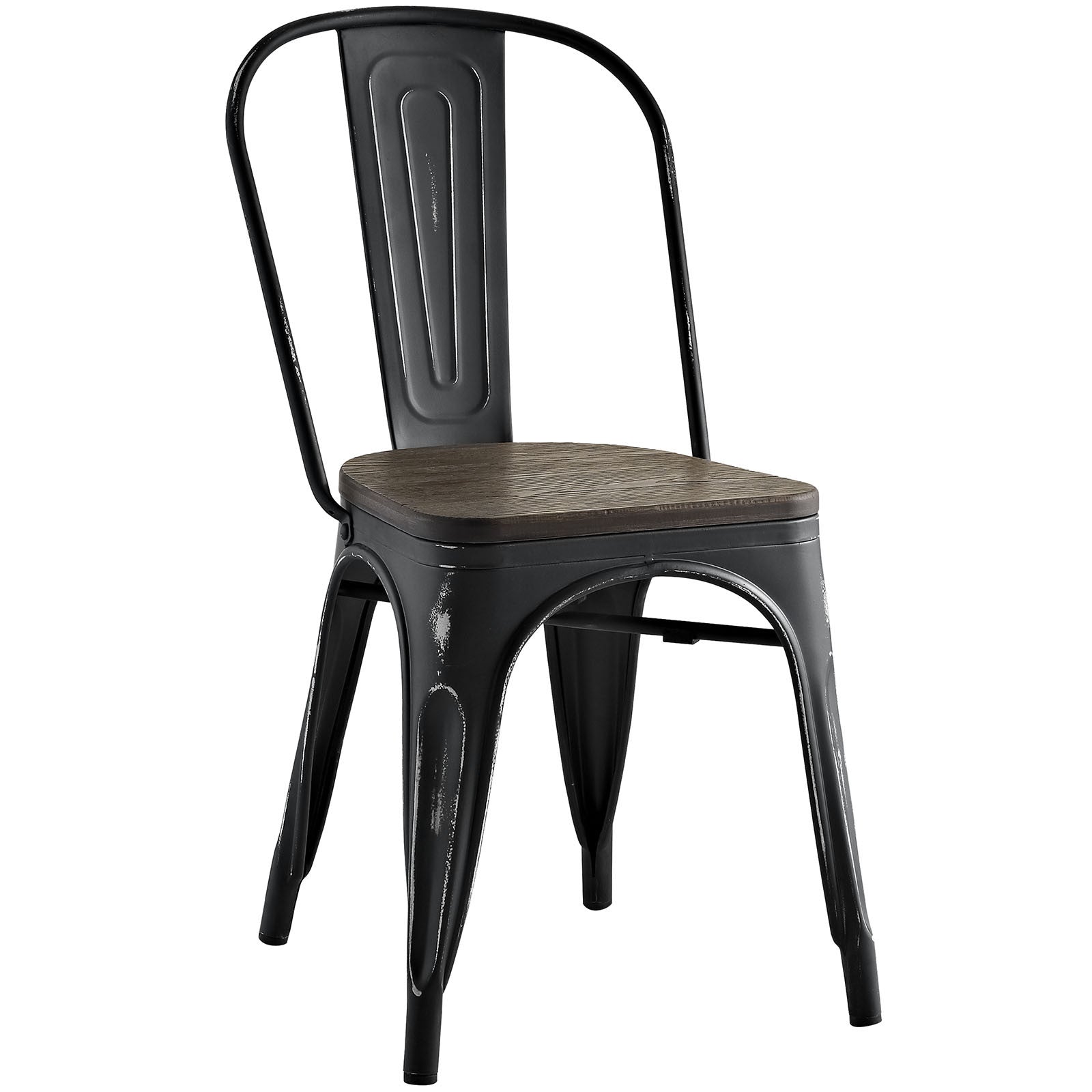 Panora Bamboo Side Chair Black