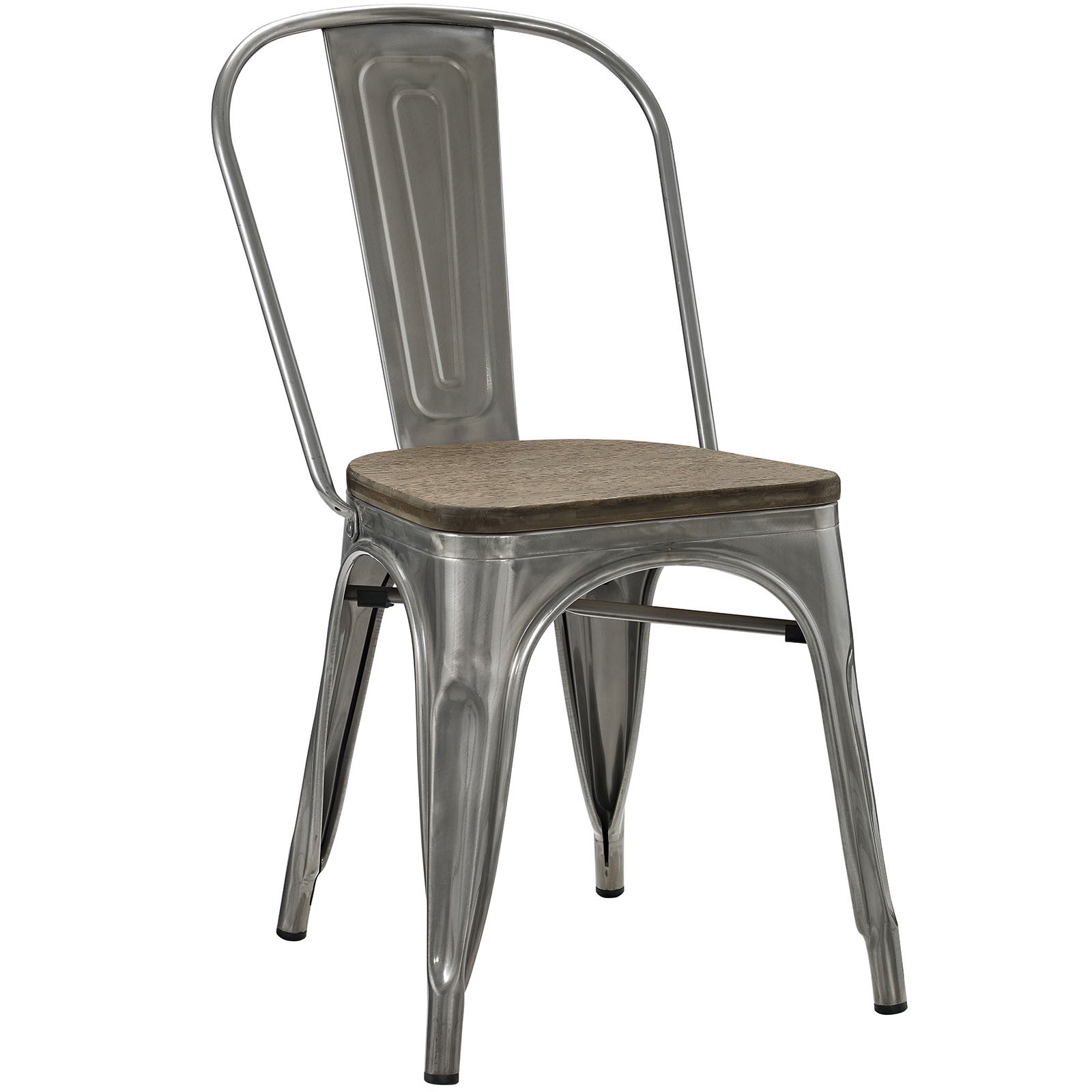Panora Bamboo Side Chair Gunmetal