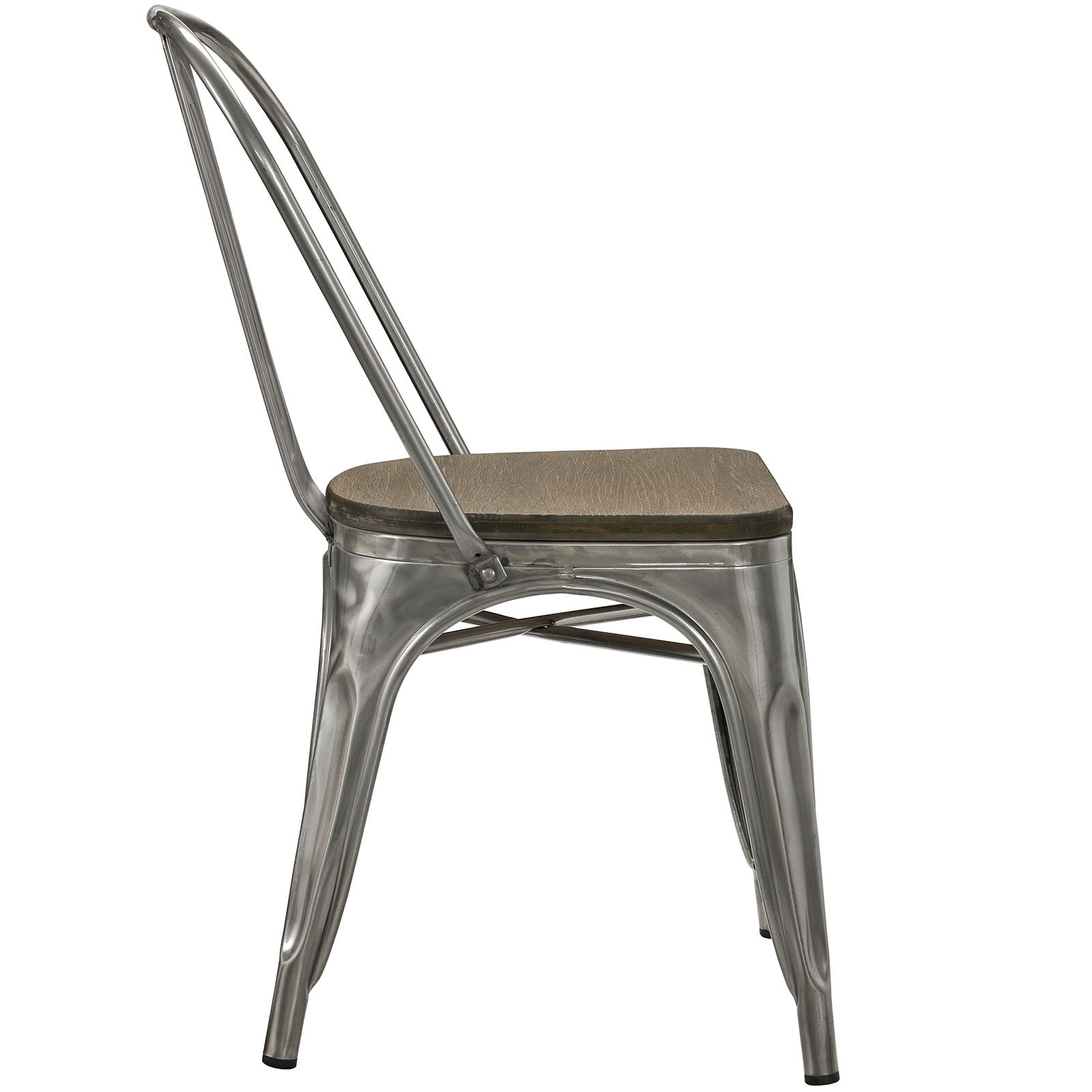 Panora Bamboo Side Chair Gunmetal