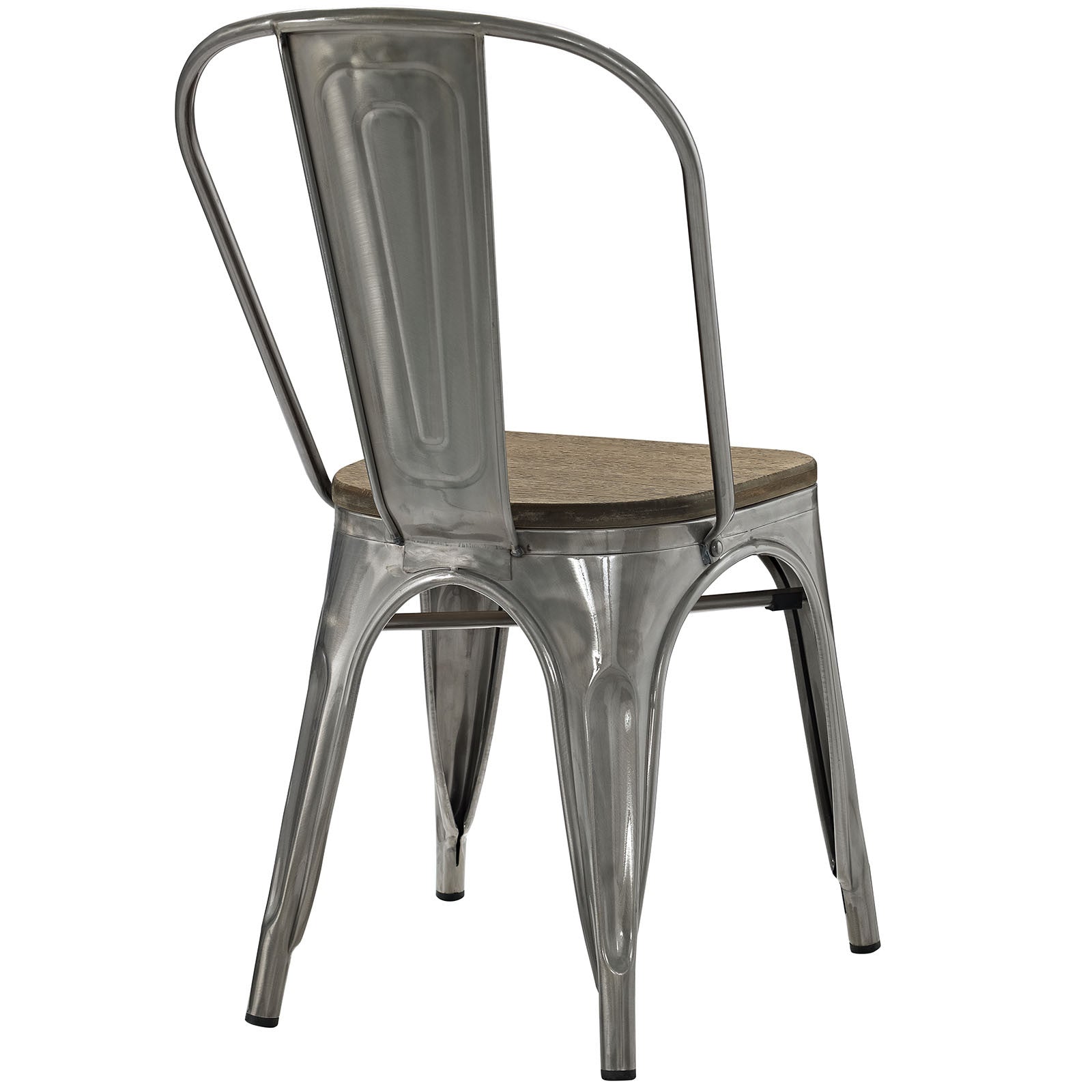 Panora Bamboo Side Chair Gunmetal