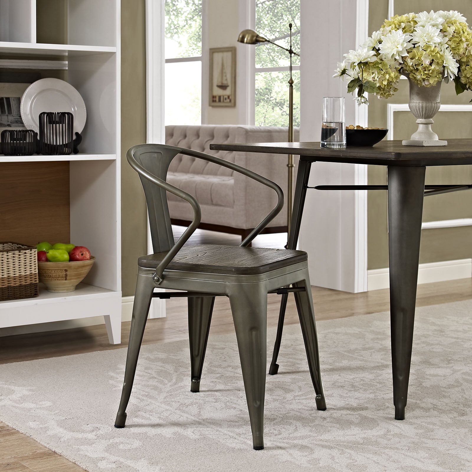 Panora Bamboo Dining Chair Brown